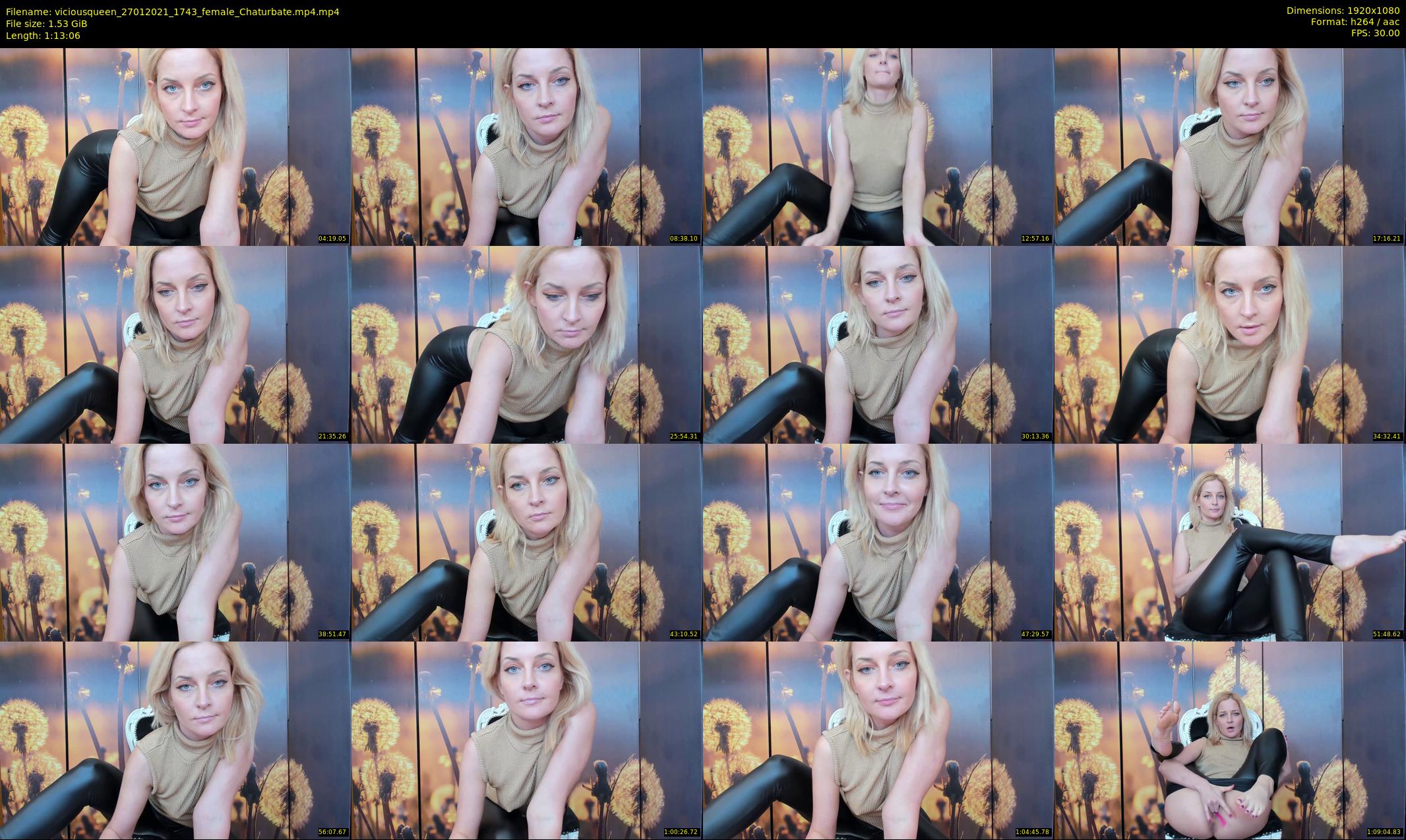 viciousqueen — 74 minute Chaturbate female cam show recording, 1080p, Jan 27, 2021