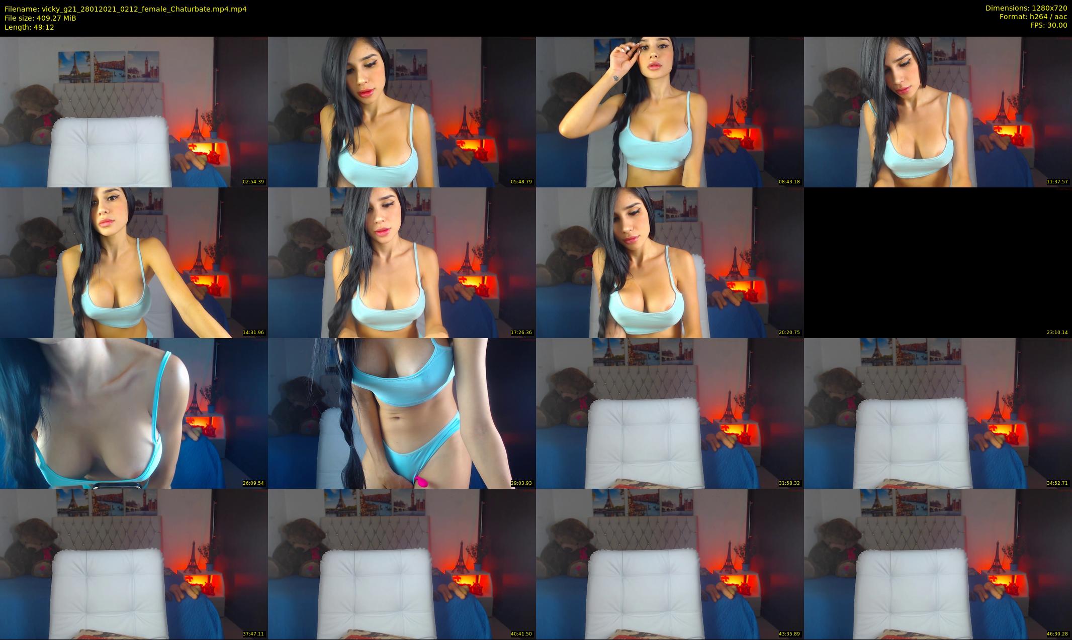 vicky_g21 — 50 minute Chaturbate female cam show recording, 720p, Jan 28, 2021
