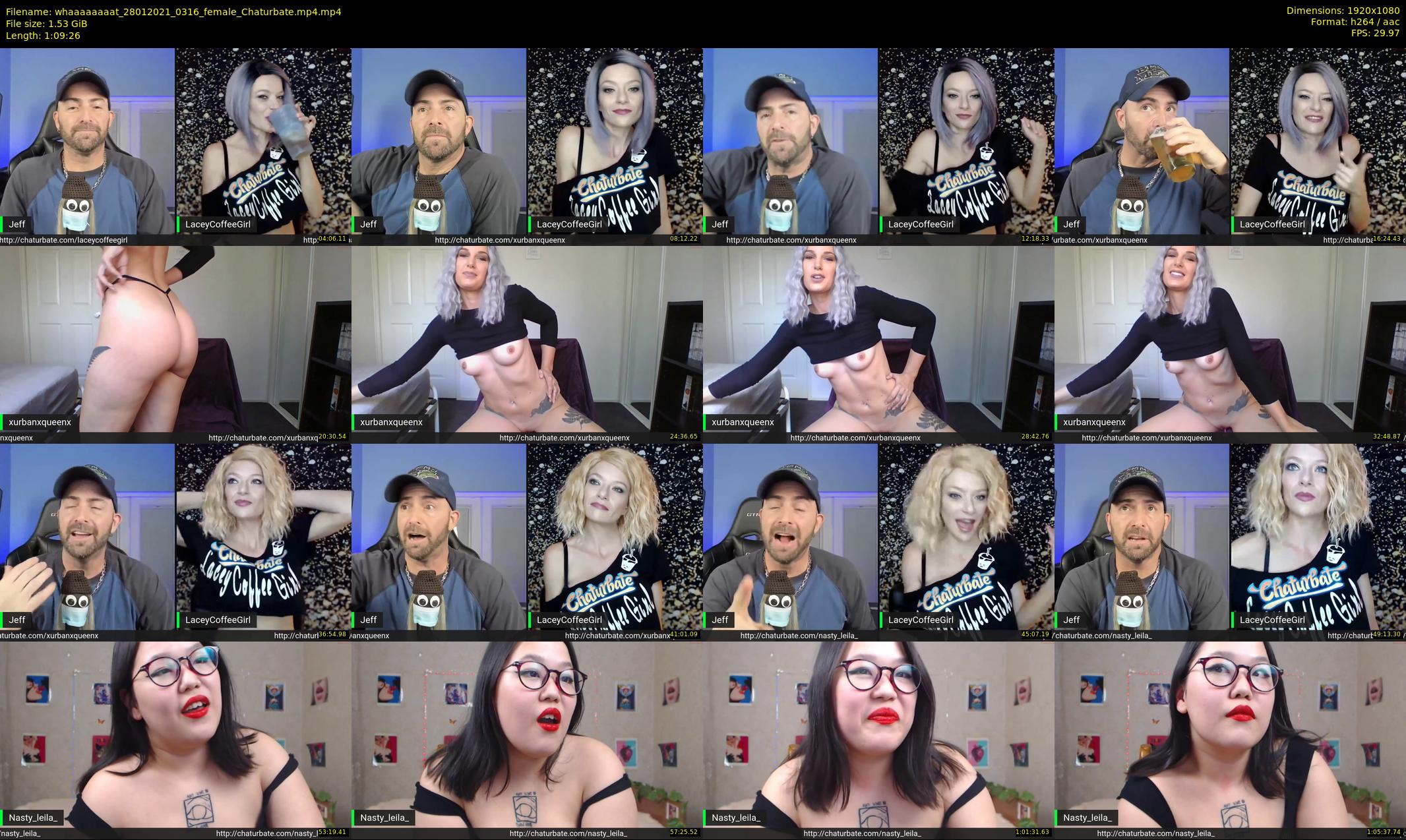 whaaaaaaaat — 70 minute Chaturbate couple cam show recording, 1080p, Jan 28, 2021