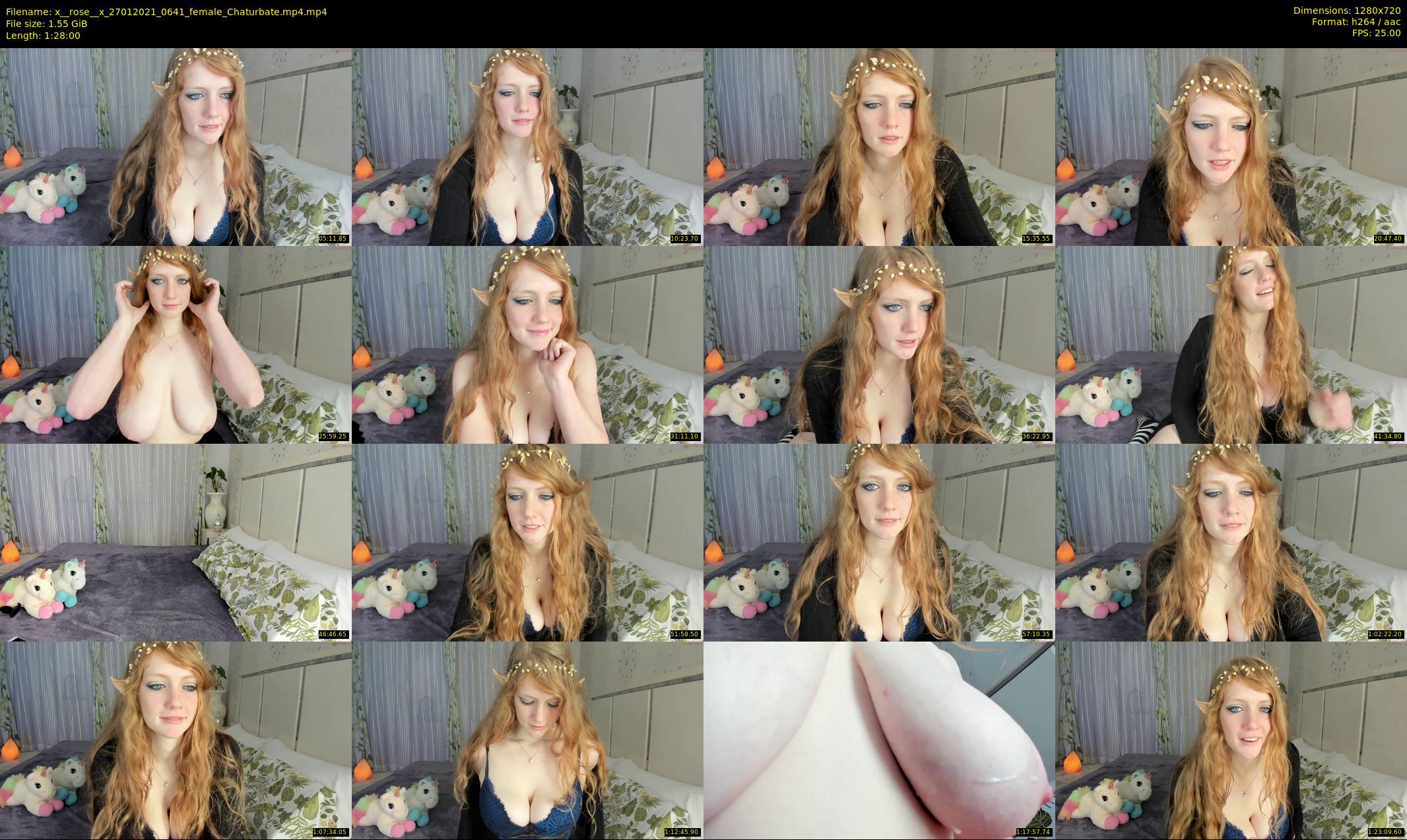 x__rose__x — 88 minute Chaturbate female cam show recording, 720p, Jan 27, 2021