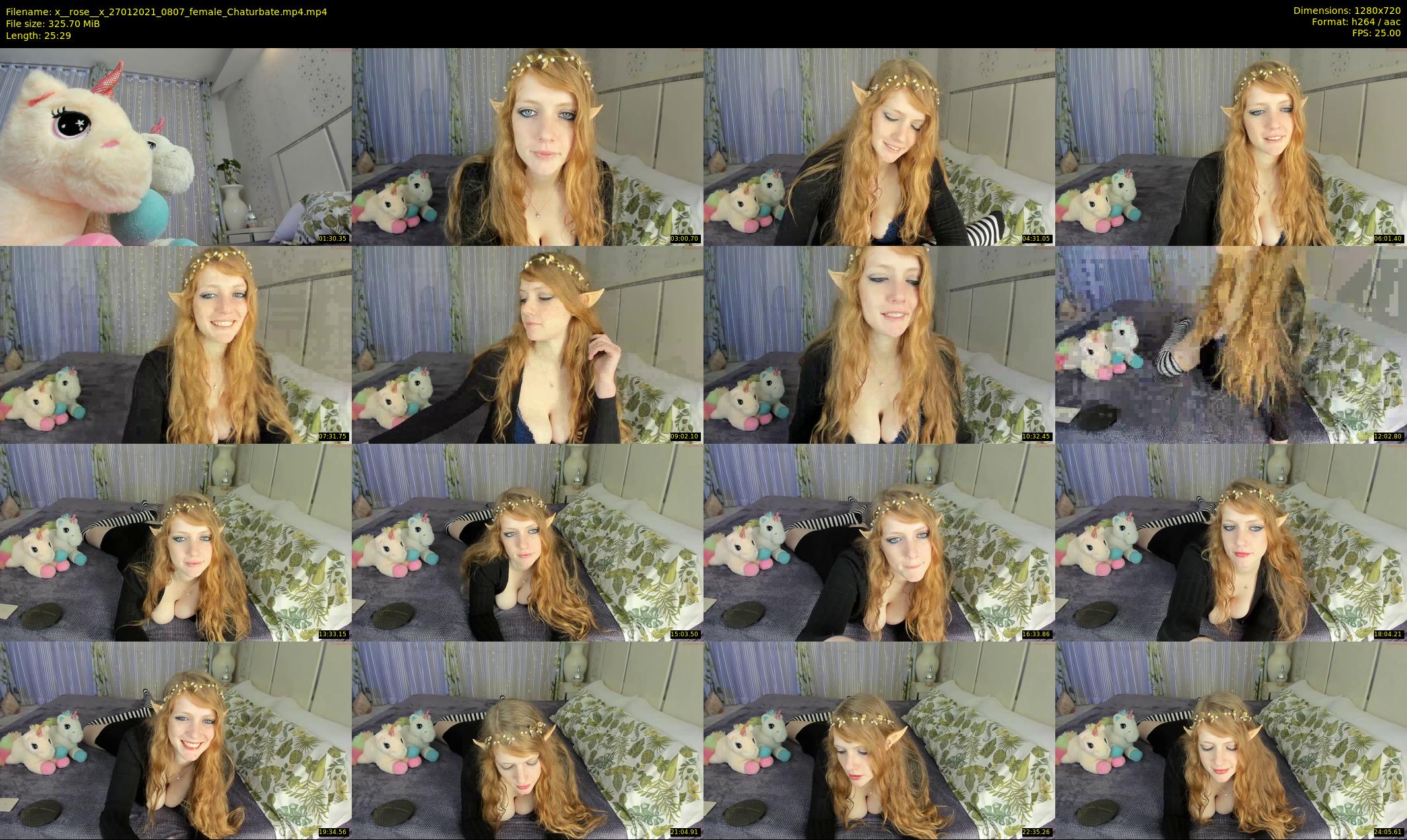 x__rose__x — 26 minute Chaturbate female cam show recording, 720p, Jan 27, 2021