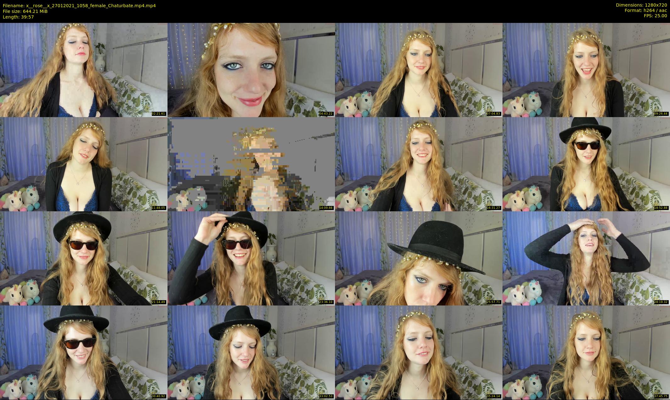 x__rose__x — 40 minute Chaturbate female cam show recording, 720p, Jan 27, 2021