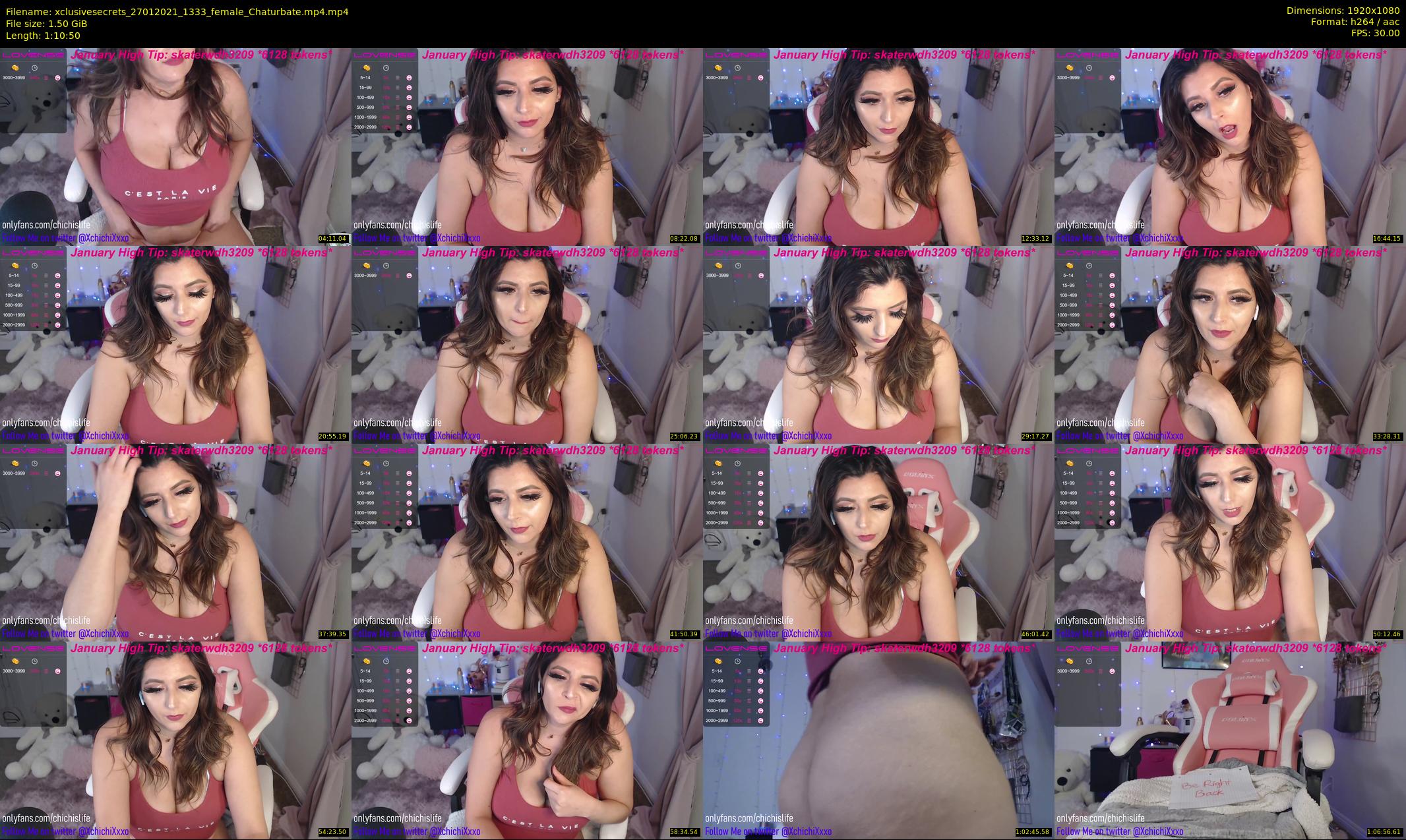 xclusivesecrets — 71 minute Chaturbate female cam show recording, 1080p, Jan 27, 2021