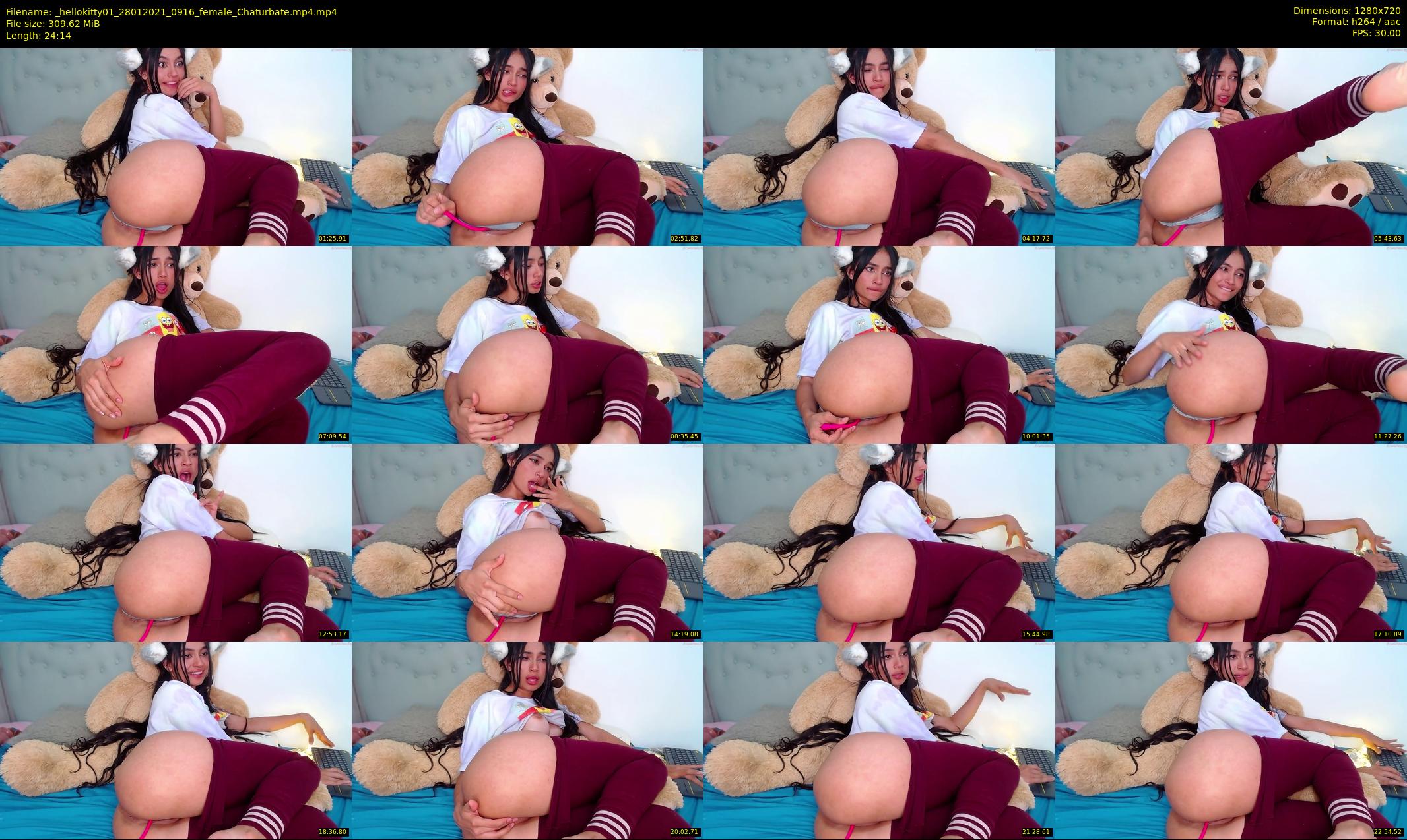 _hellokitty01 — 25 minute Chaturbate female cam show recording, 720p, Jan 28, 2021