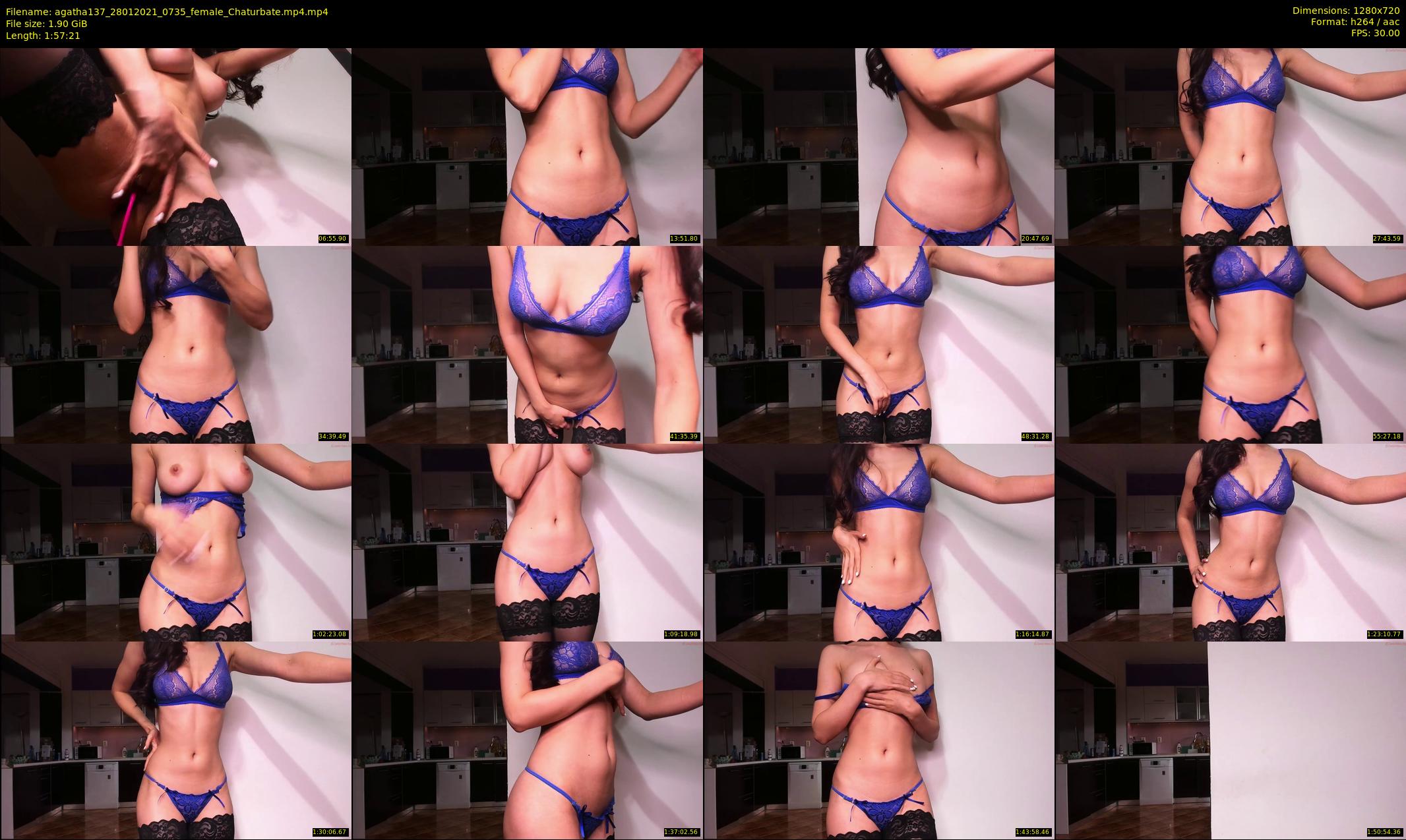 agatha137 — 118 minute Chaturbate female cam show recording, 720p, Jan 28, 2021