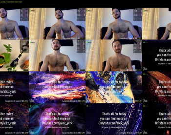 alexyork — 14 minute Chaturbate male cam show recording, 1080p, Jan 28, 2021