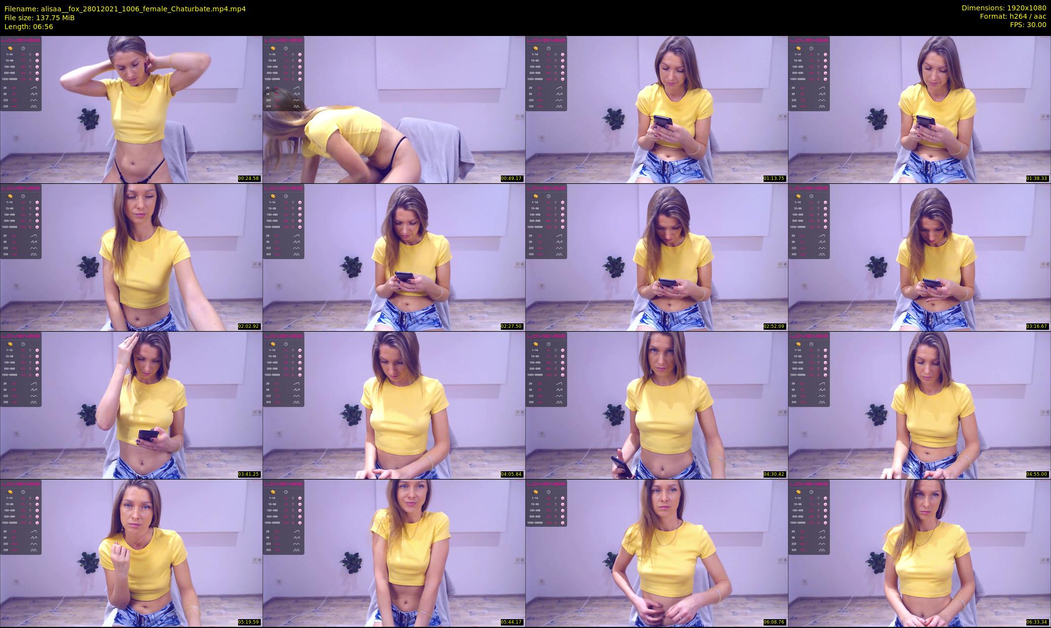 alisaa__fox — 7 minute Chaturbate female cam show recording, 1080p, Jan 28, 2021