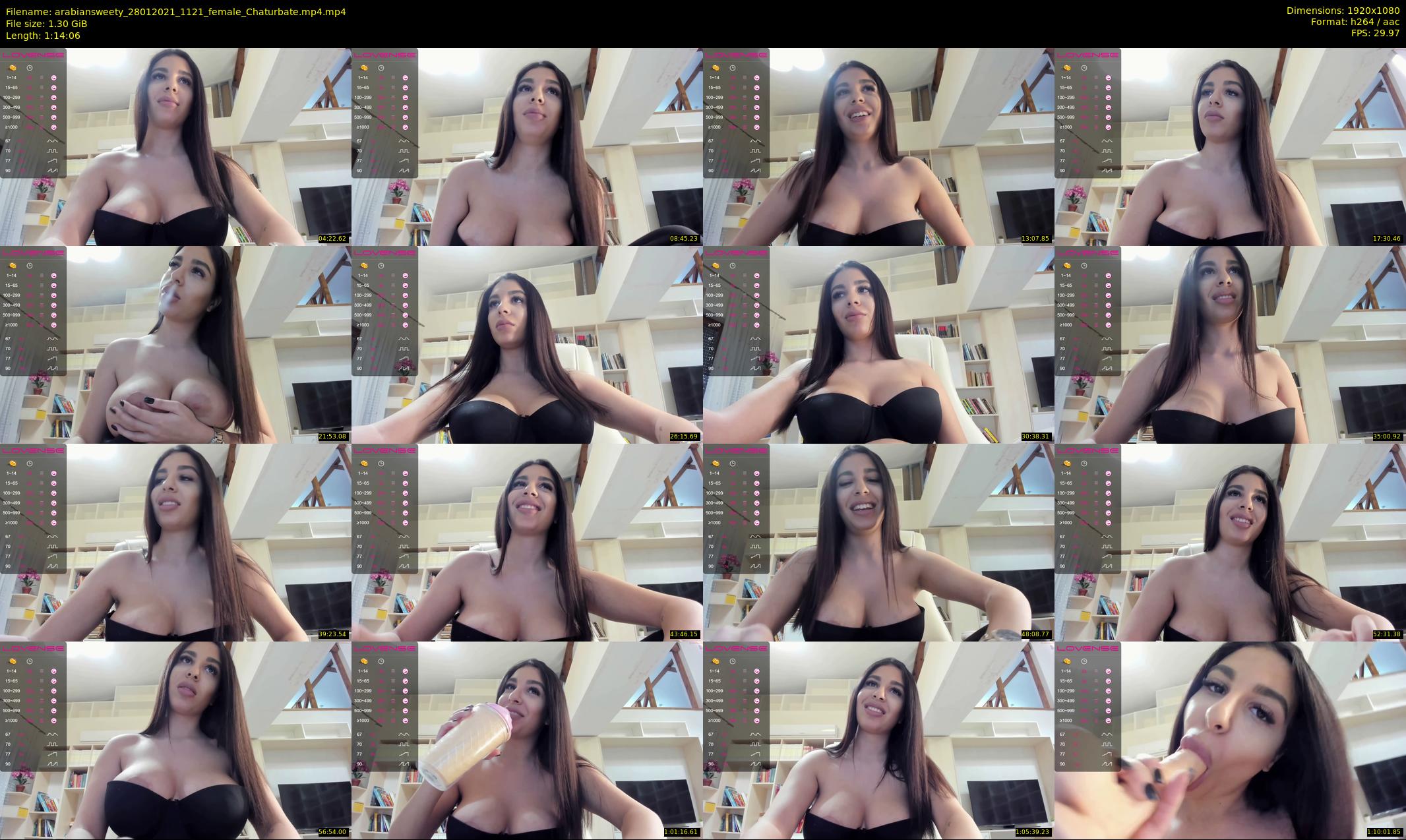 arabiansweety — 75 minute Chaturbate female cam show recording, 1080p, Jan 28, 2021