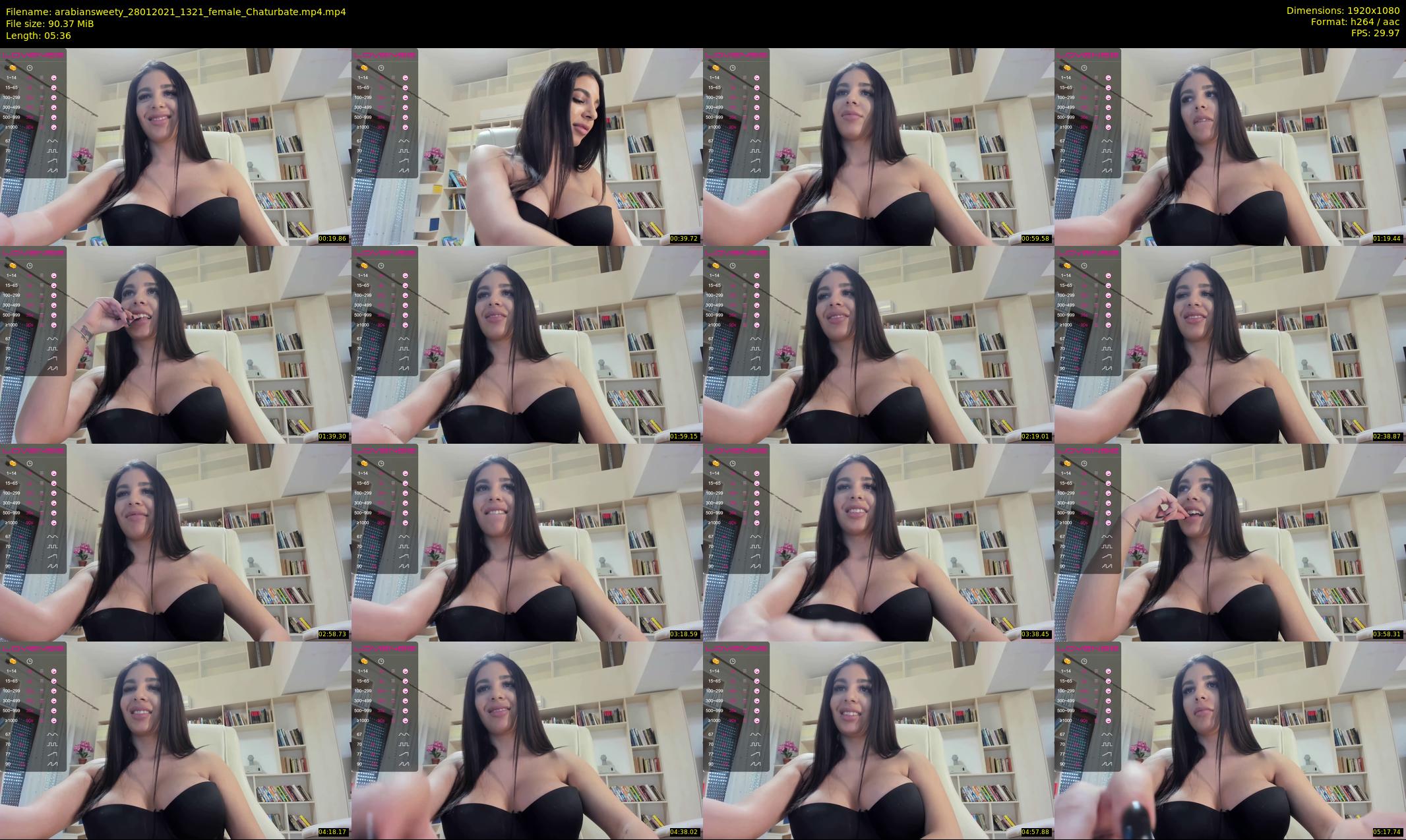 arabiansweety — 6 minute Chaturbate female cam show recording, 1080p, Jan 28, 2021