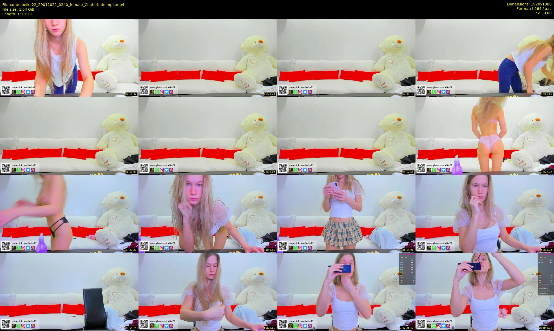 belka22 — 71 minute Chaturbate female cam show recording, 1080p, Jan 29, 2021