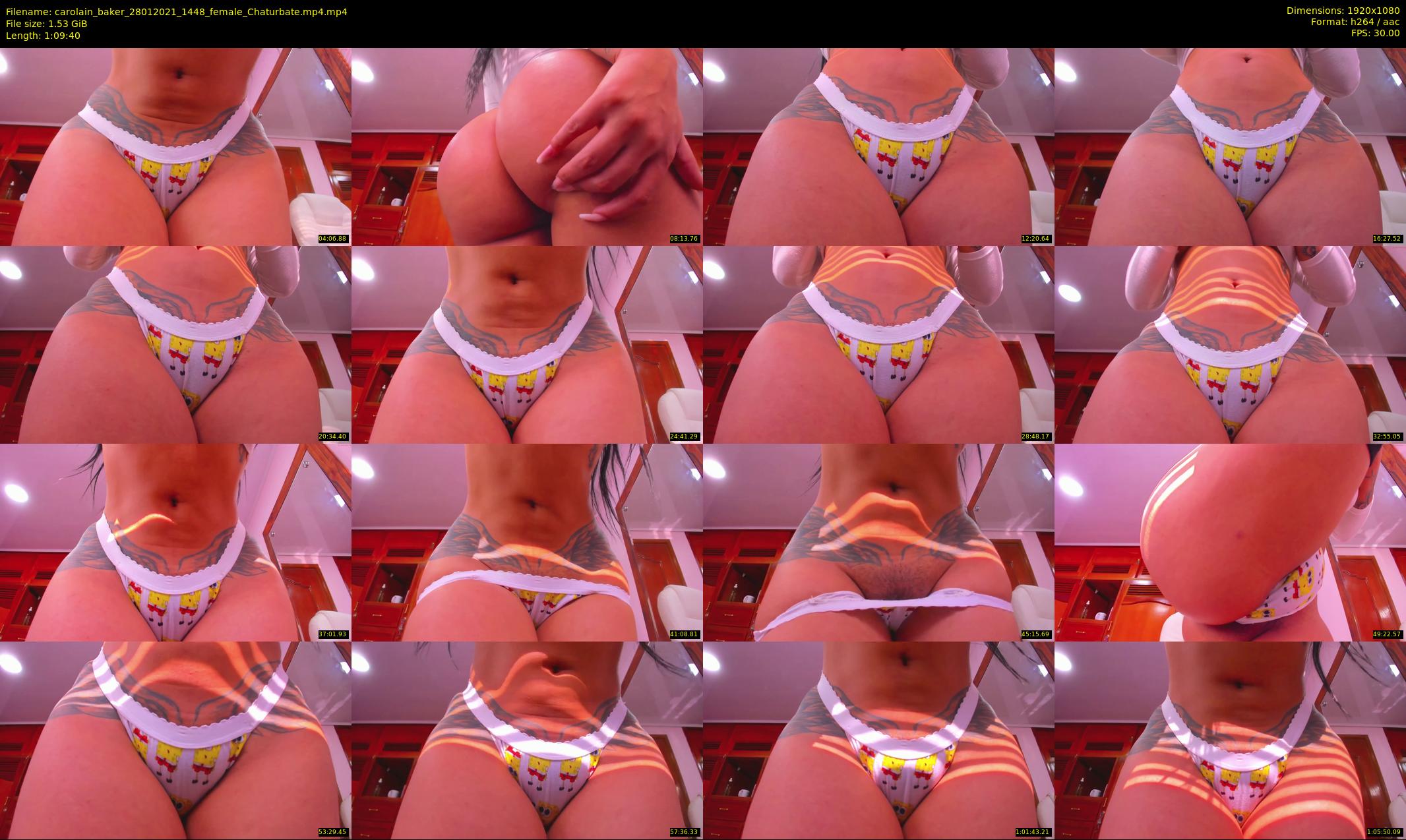 carolain_baker — 70 minute Chaturbate female cam show recording, 1080p, Jan 28, 2021
