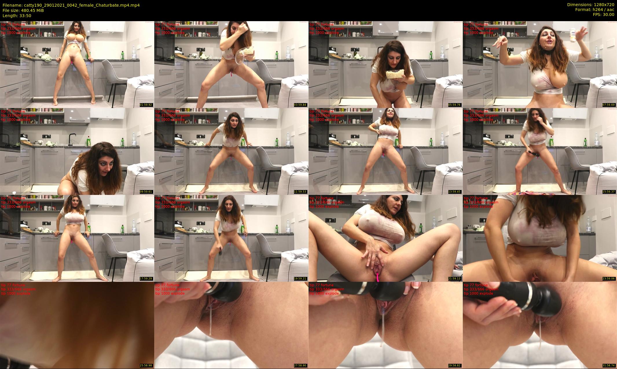 catty190 — 34 minute Chaturbate female cam show recording, 720p, Jan 29, 2021