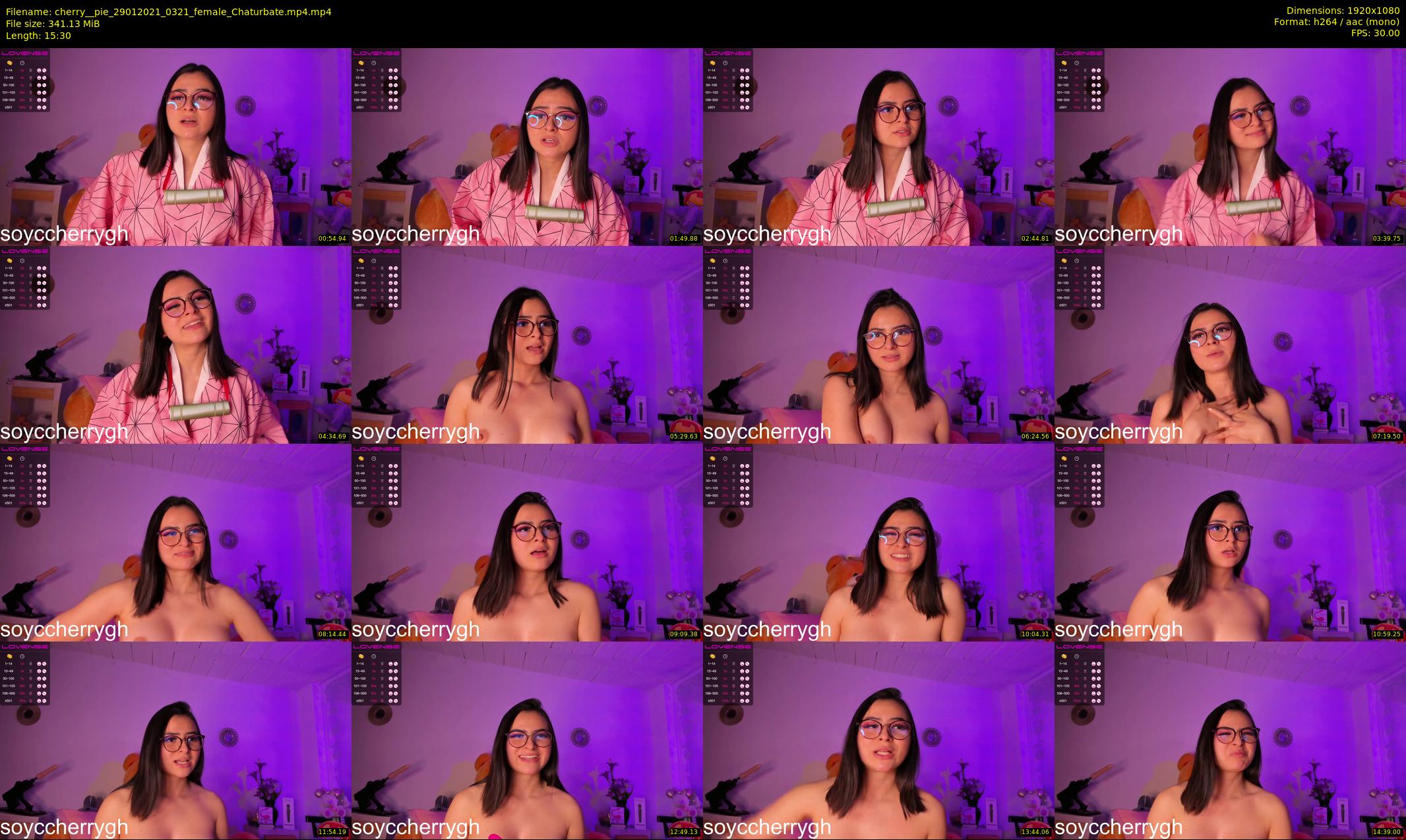 cherry__pie — 16 minute Chaturbate female cam show recording, 1080p, Jan 29, 2021