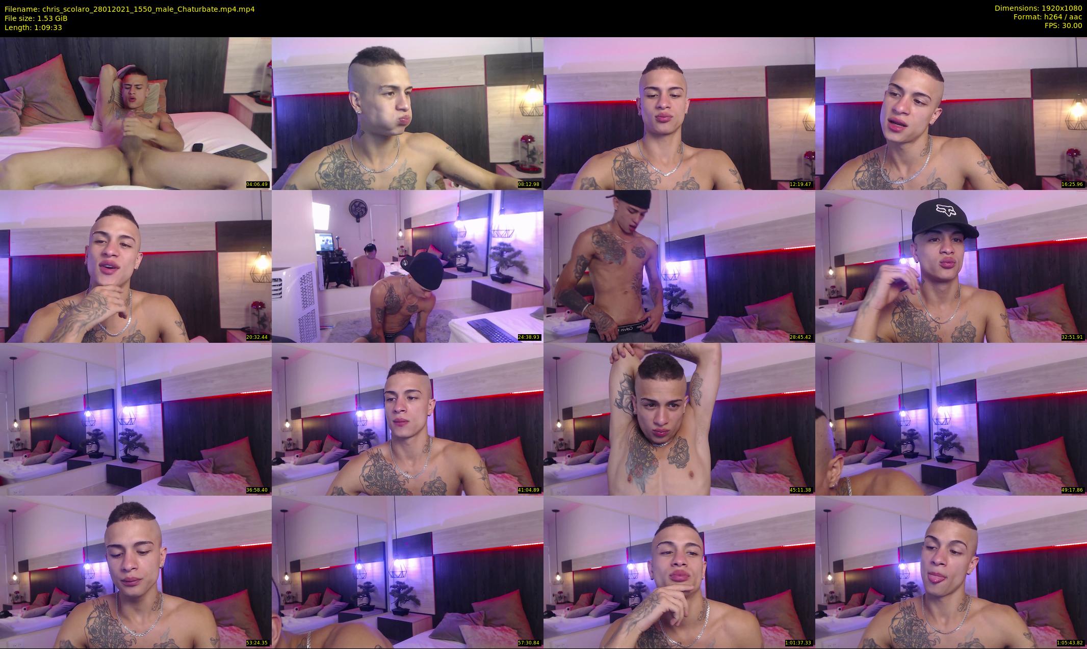 chris_scolaro — 70 minute Chaturbate male cam show recording, 1080p, Jan 28, 2021