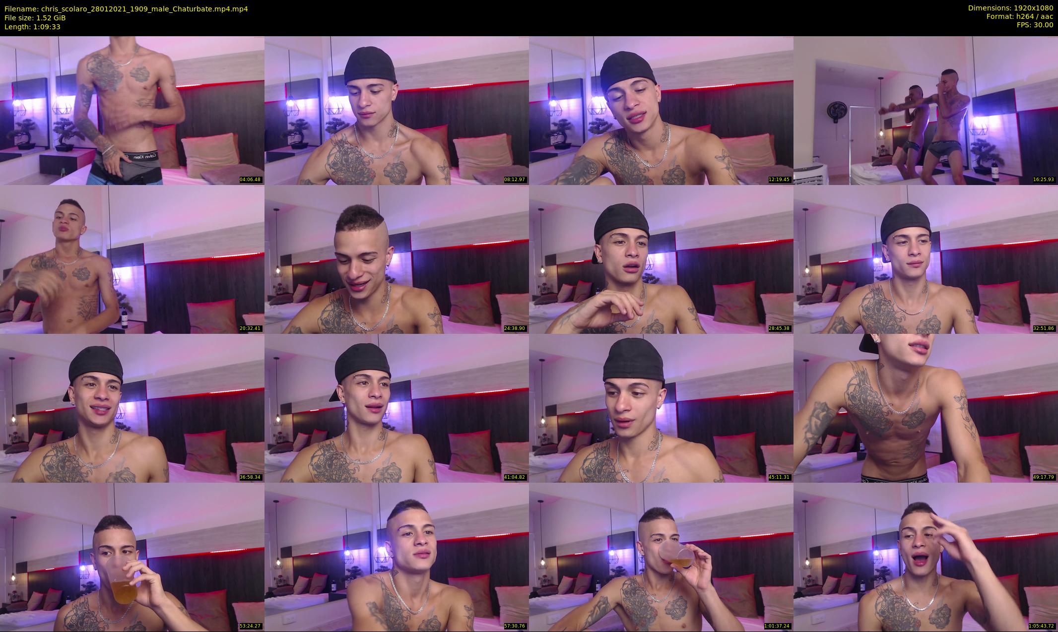 chris_scolaro — 70 minute Chaturbate male cam show recording, 1080p, Jan 28, 2021