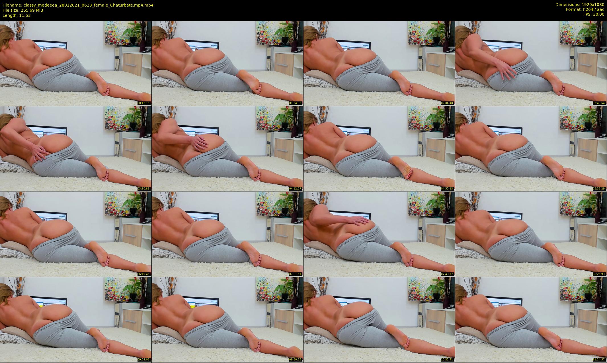classy_medeeea — 12 minute Chaturbate female cam show recording, 1080p, Jan 28, 2021