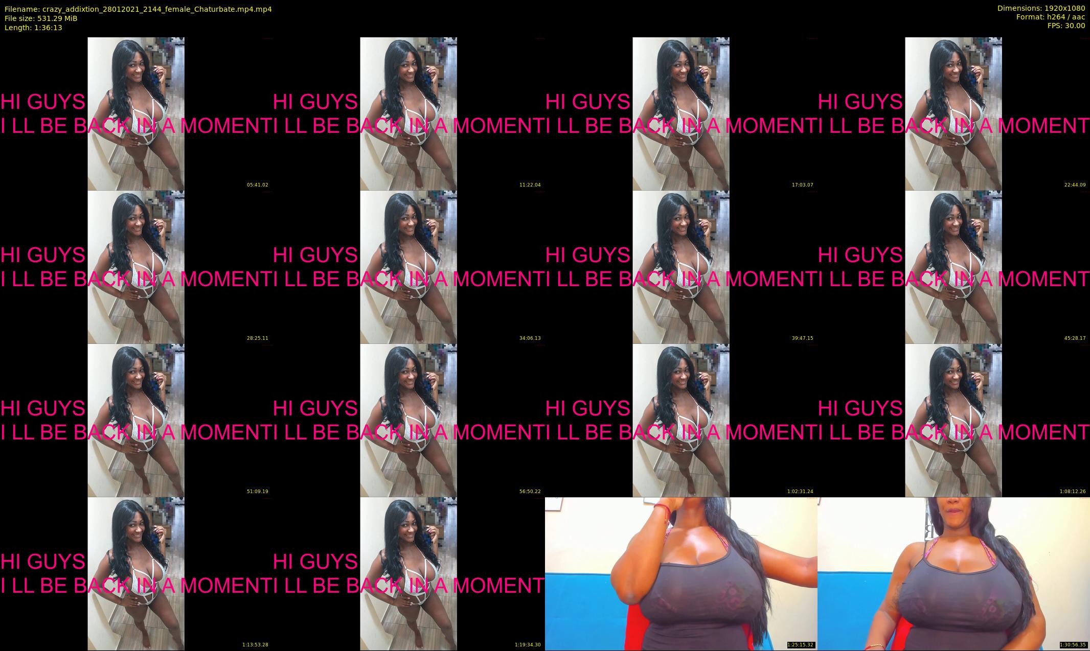 crazy_addixtion — 97 minute Chaturbate female cam show recording, 1080p, Jan 28, 2021