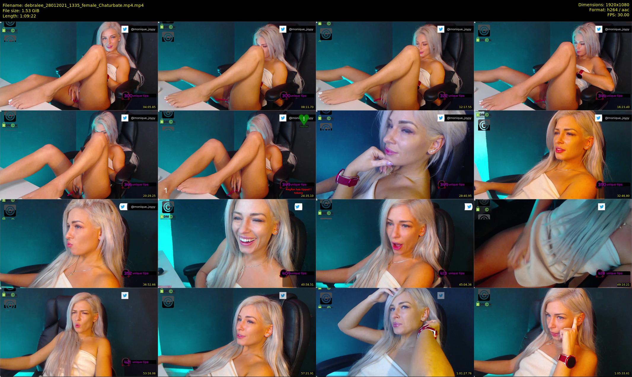 debralee — 70 minute Chaturbate female cam show recording, 1080p, Jan 28, 2021