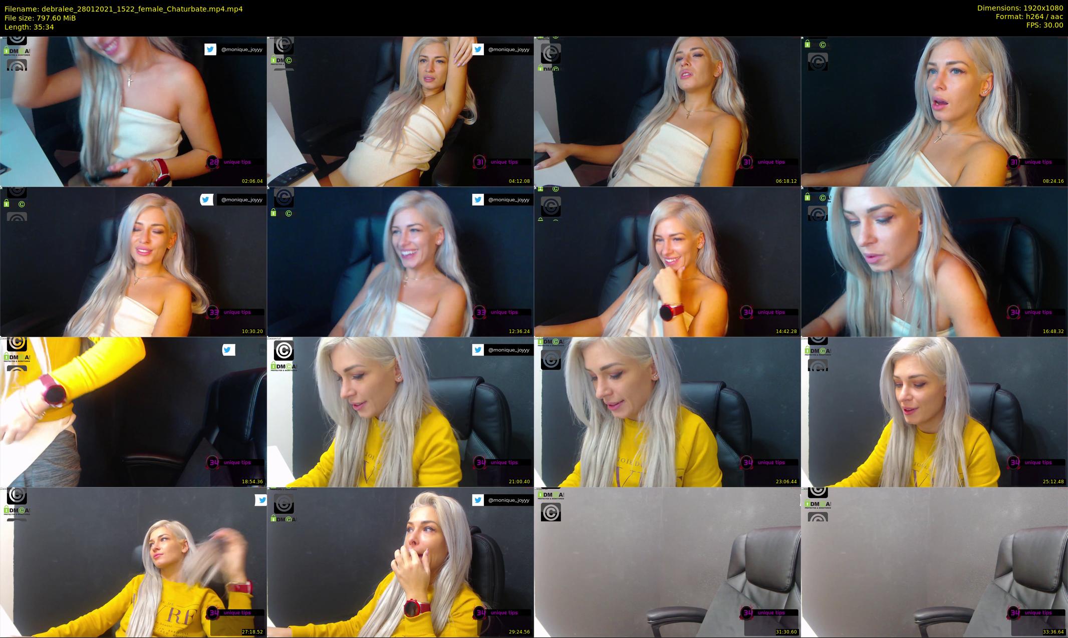 debralee — 36 minute Chaturbate female cam show recording, 1080p, Jan 28, 2021