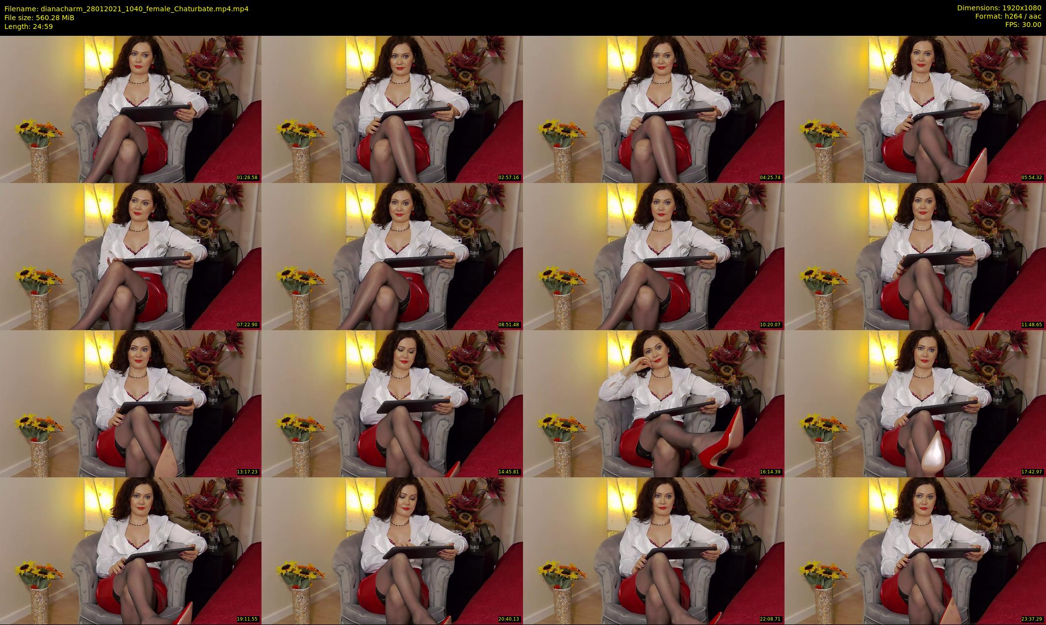dianacharm — 25 minute Chaturbate female cam show recording, 1080p, Jan 28, 2021