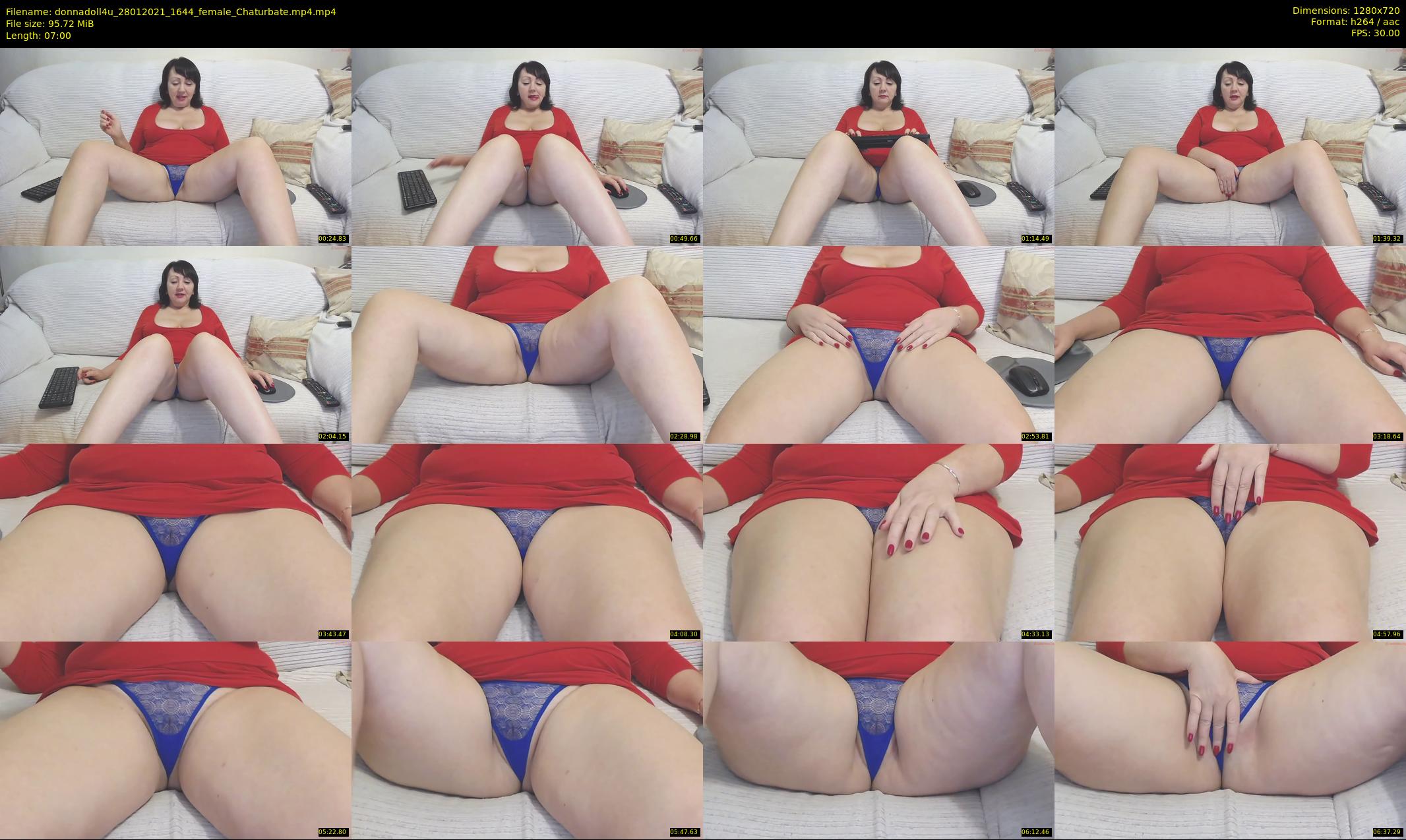 donnadoll4u — 7 minute Chaturbate female cam show recording, 720p, Jan 28, 2021