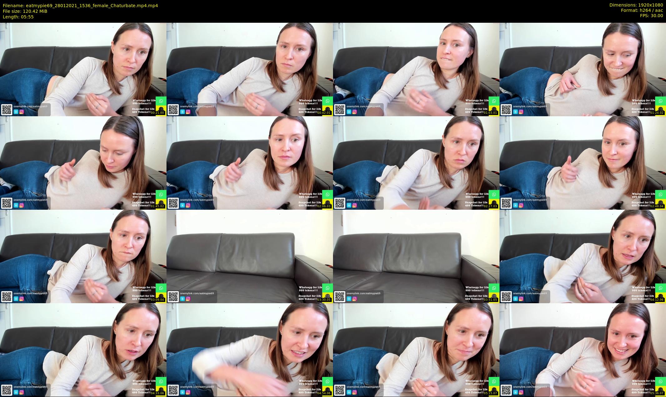 eatmypie69 — 6 minute Chaturbate female cam show recording, 1080p, Jan 28, 2021