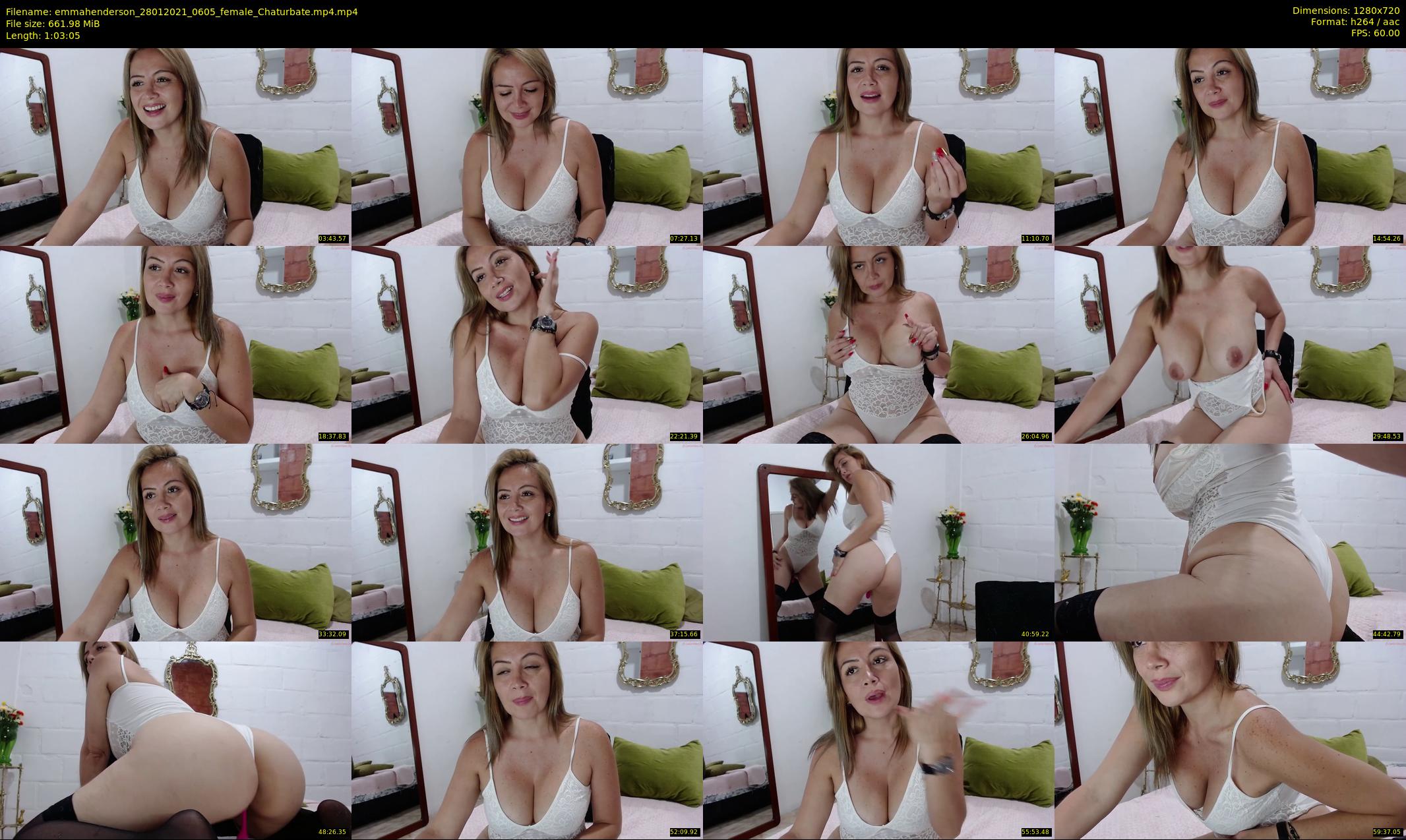 emmahenderson — 64 minute Chaturbate female cam show recording, 720p, Jan 28, 2021