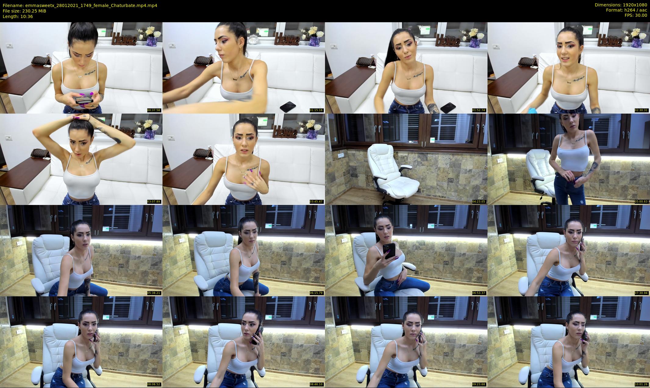 emmasweetx — 11 minute Chaturbate couple cam show recording, 1080p, Jan 28, 2021