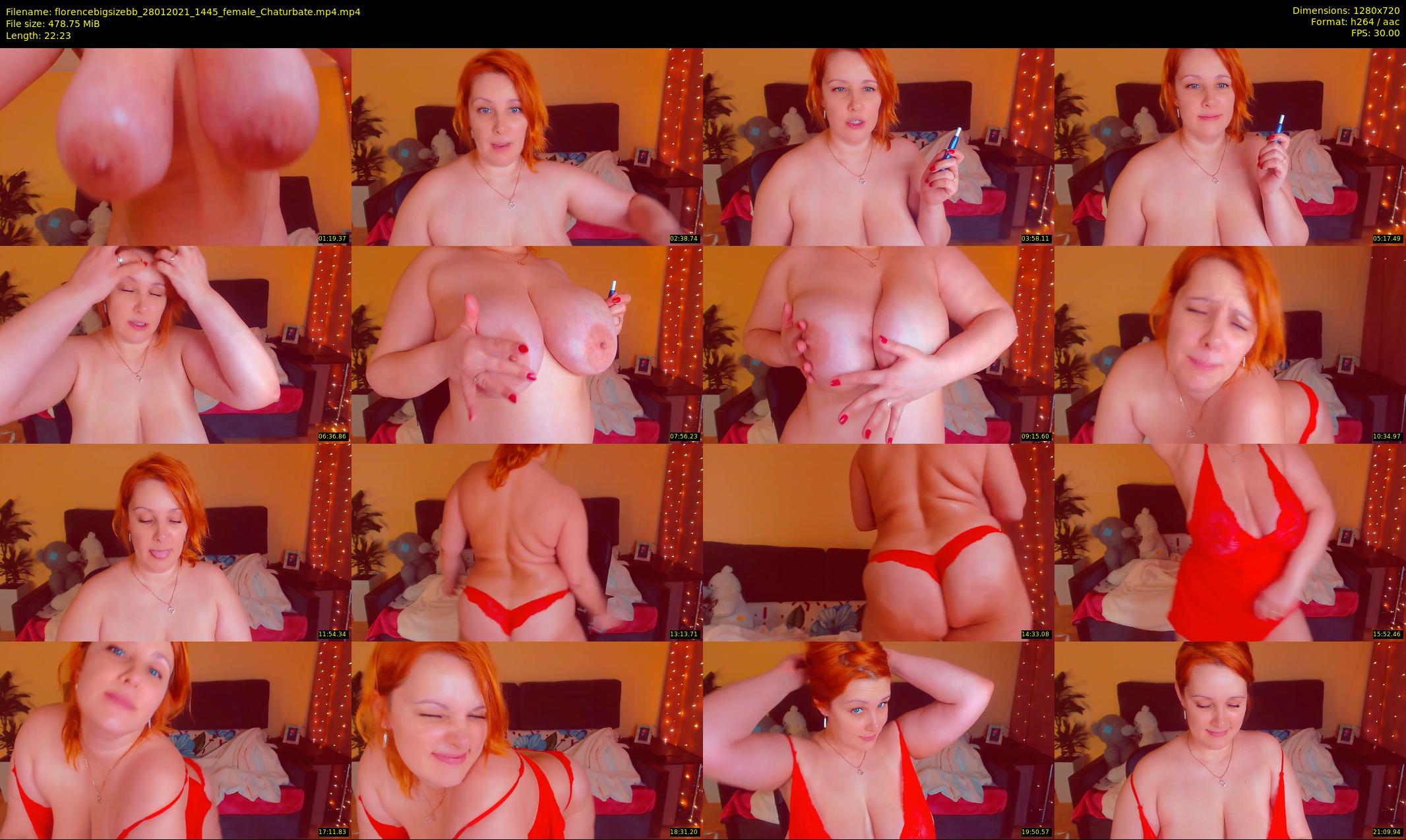 florencebigsizebb — 23 minute Chaturbate female cam show recording, 720p, Jan 28, 2021