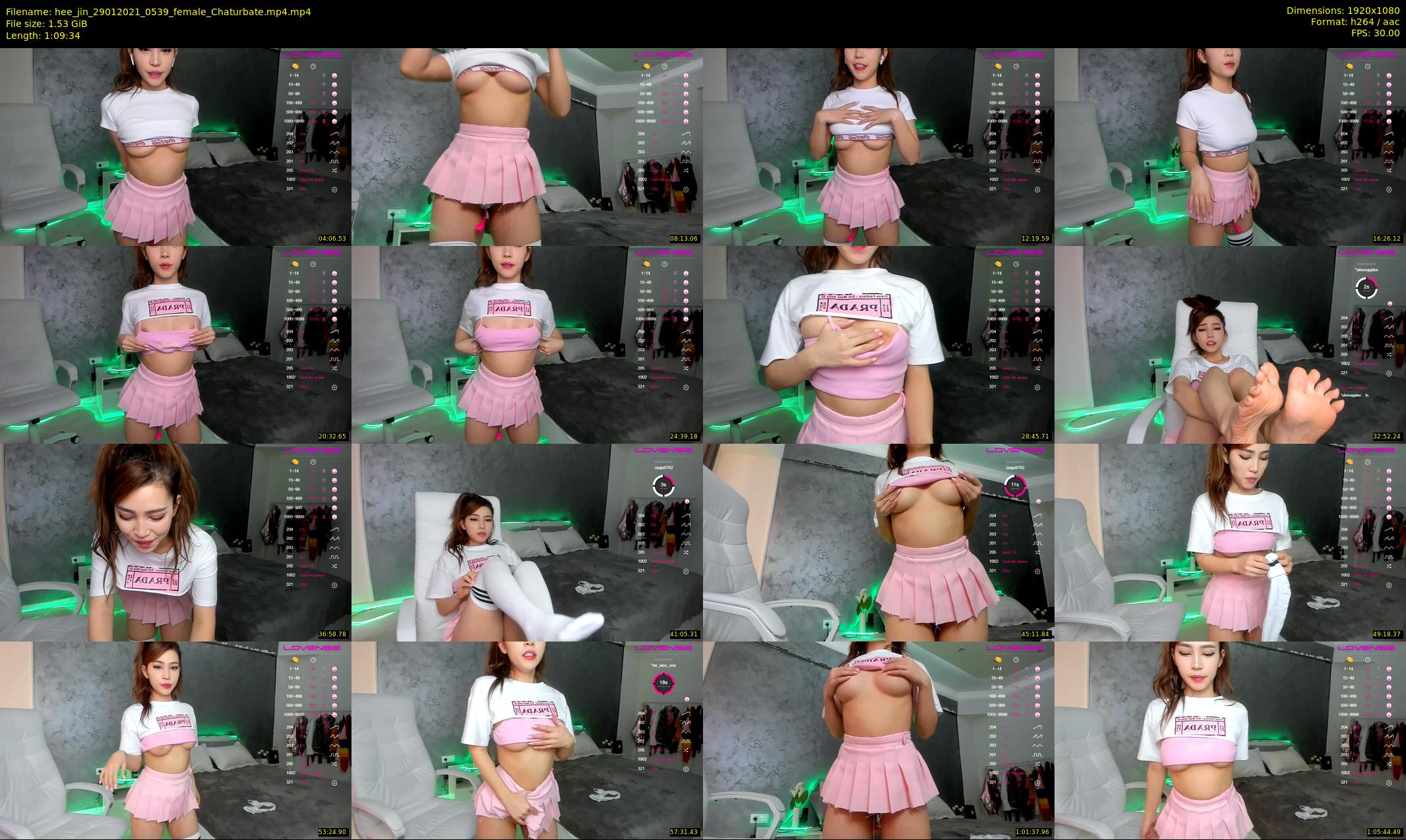 hee_jin — 70 minute Chaturbate female cam show recording, 1080p, Jan 29, 2021