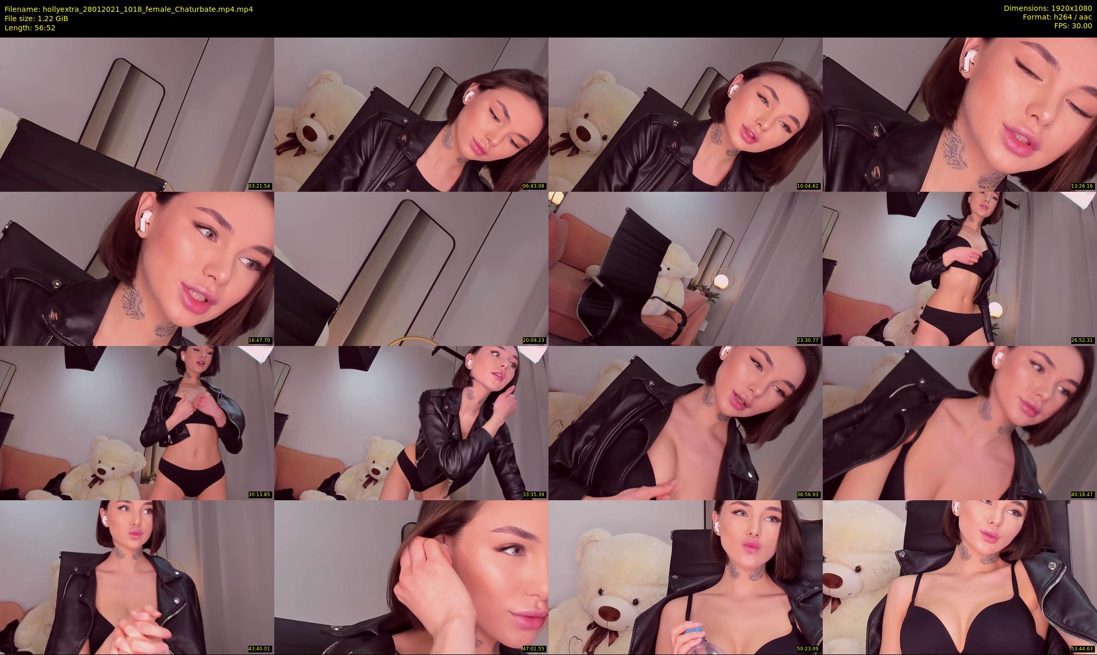 hollyextra — 57 minute Chaturbate female cam show recording, 1080p, Jan 28, 2021