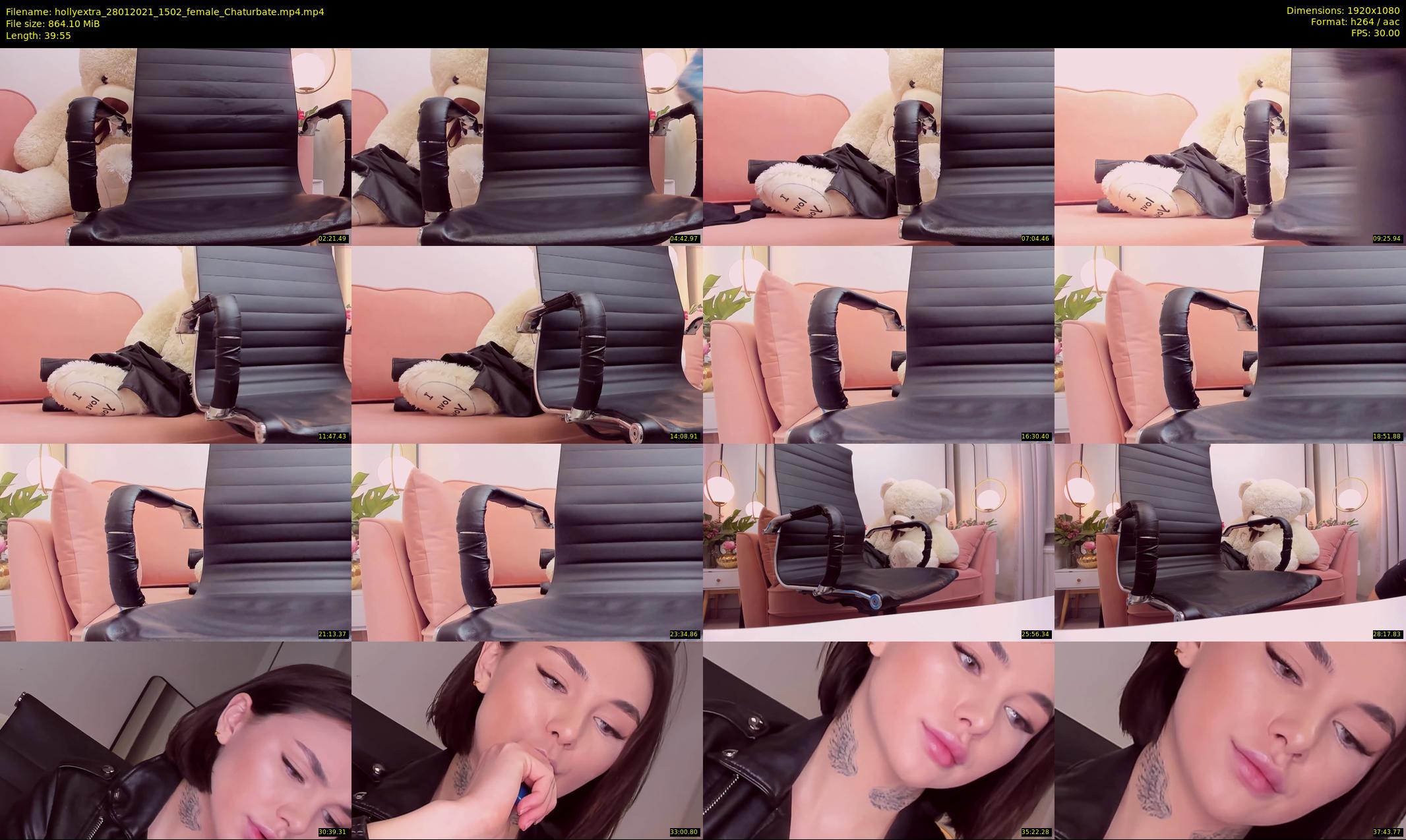 hollyextra — 40 minute Chaturbate female cam show recording, 1080p, Jan 28, 2021