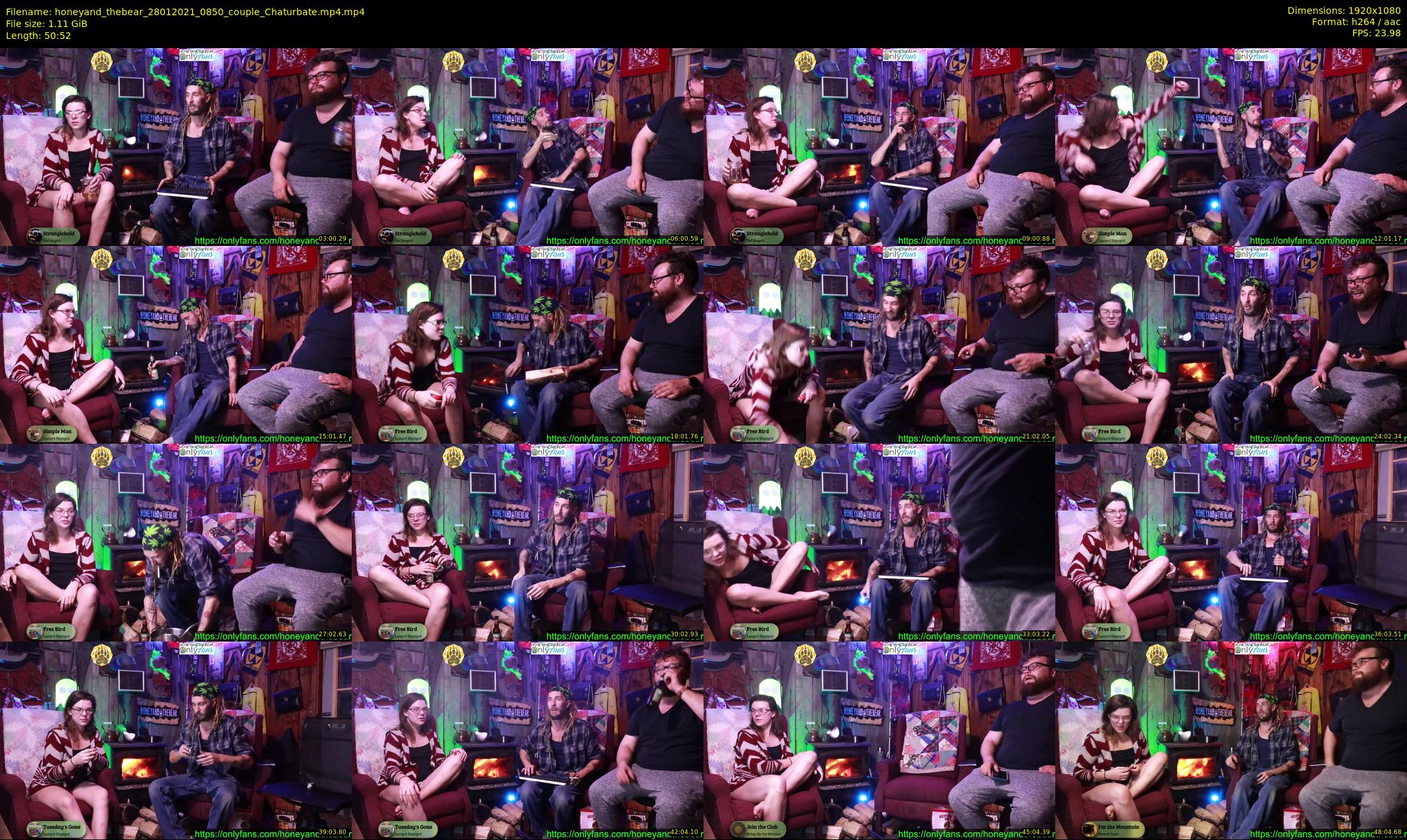 honeyand_thebear — 51 minute Chaturbate couple cam show recording, 1080p, Jan 28, 2021