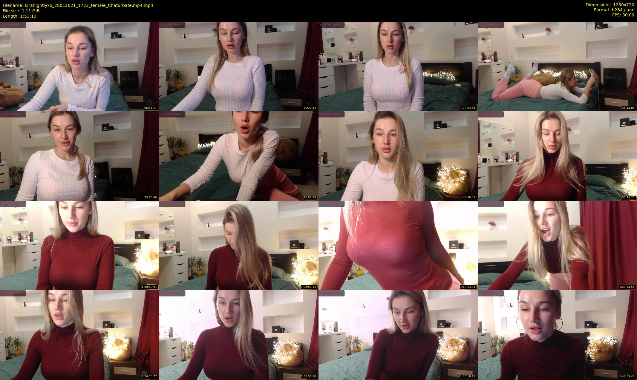 kiranightlyxo — 114 minute Chaturbate female cam show recording, 720p, Jan 28, 2021