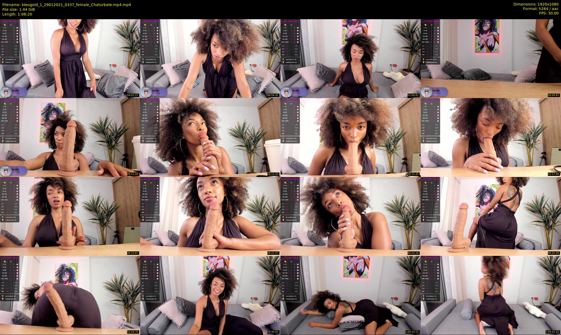 kleogold_1 — 69 minute Chaturbate female cam show recording, 1080p, Jan 29, 2021