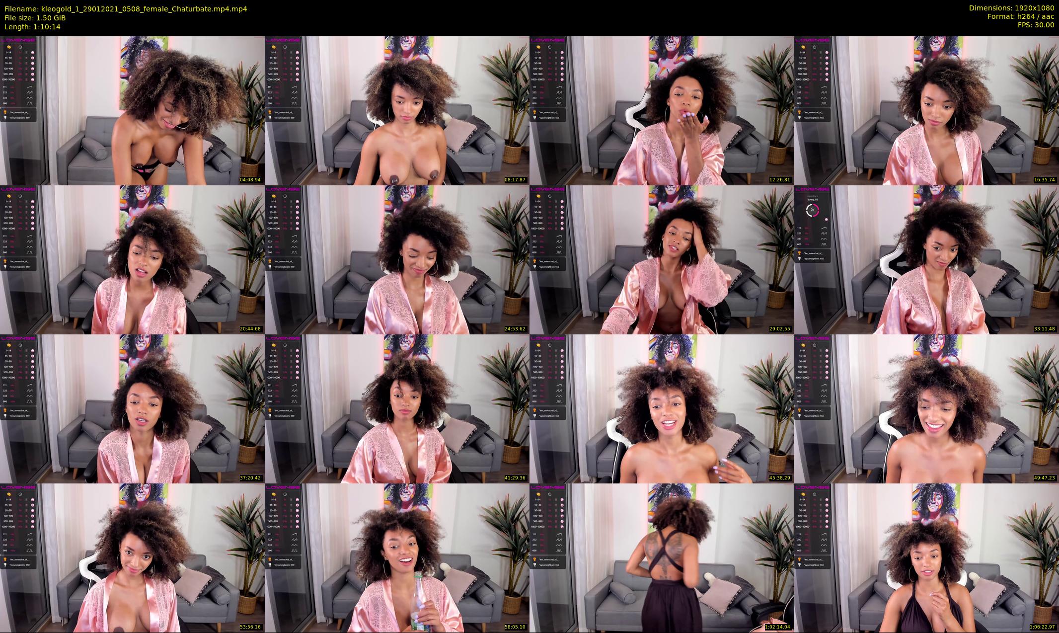 kleogold_1 — 71 minute Chaturbate female cam show recording, 1080p, Jan 29, 2021