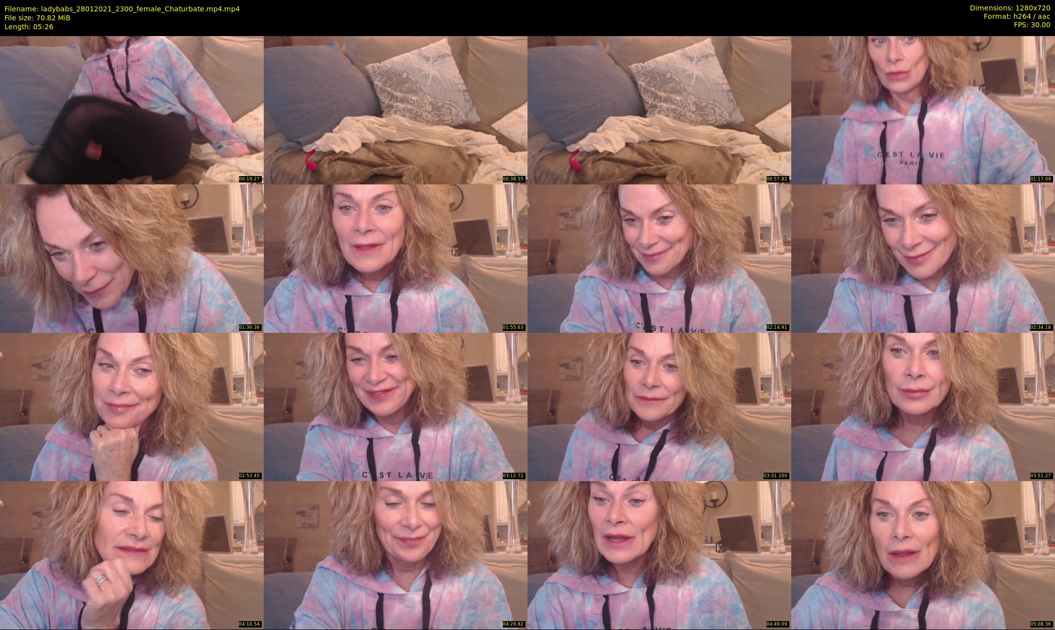 ladybabs — 6 minute Chaturbate female cam show recording, 720p, Jan 28, 2021