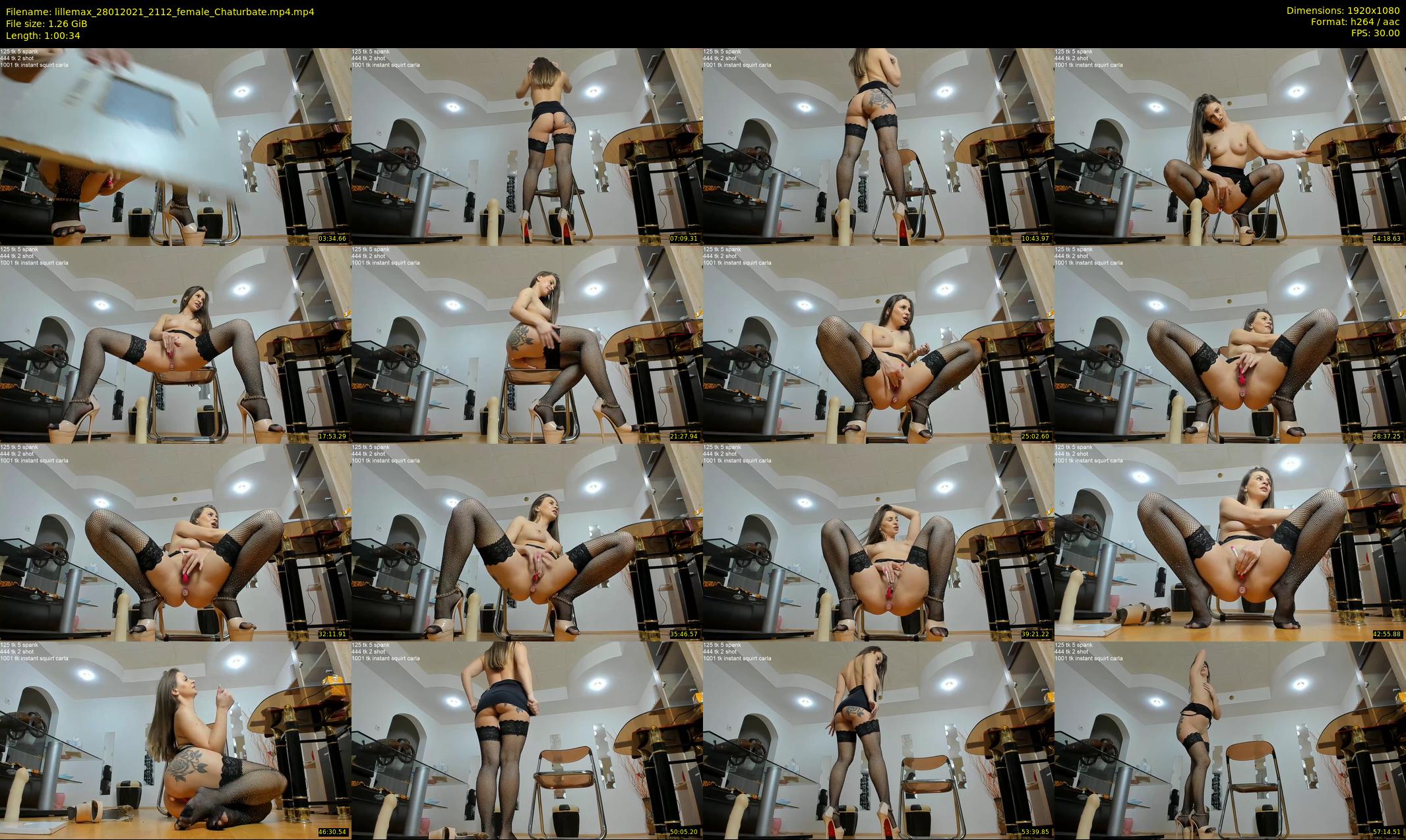 lillemax — 61 minute Chaturbate female cam show recording, 1080p, Jan 28, 2021