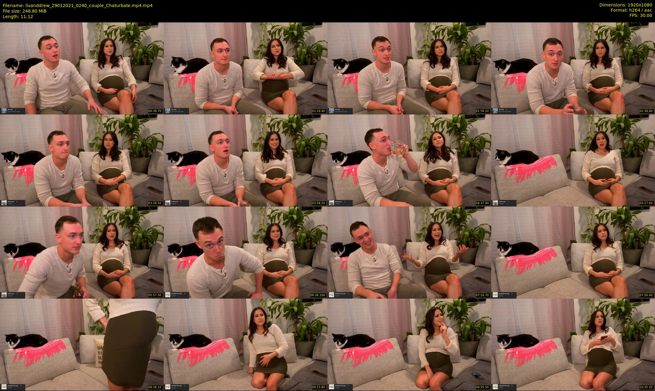 livanddrew — 12 minute Chaturbate couple cam show recording, 1080p, Jan 29, 2021