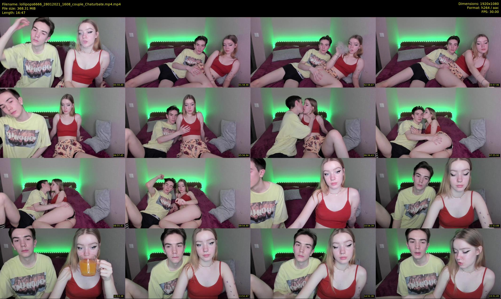 lollipops6666 — 17 minute Chaturbate couple cam show recording, 1080p, Jan 28, 2021
