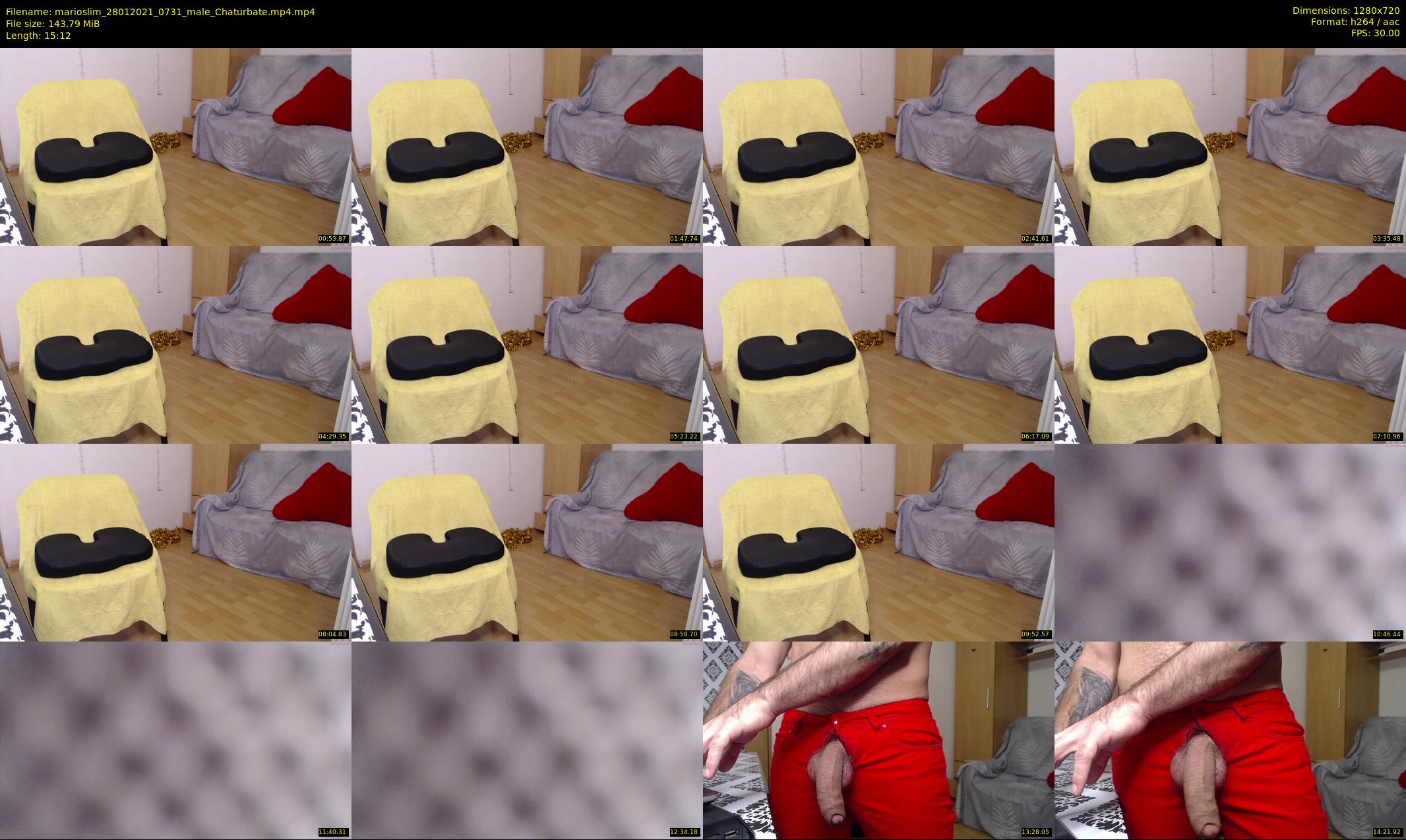 marioslim — 16 minute Chaturbate male cam show recording, 720p, Jan 28, 2021