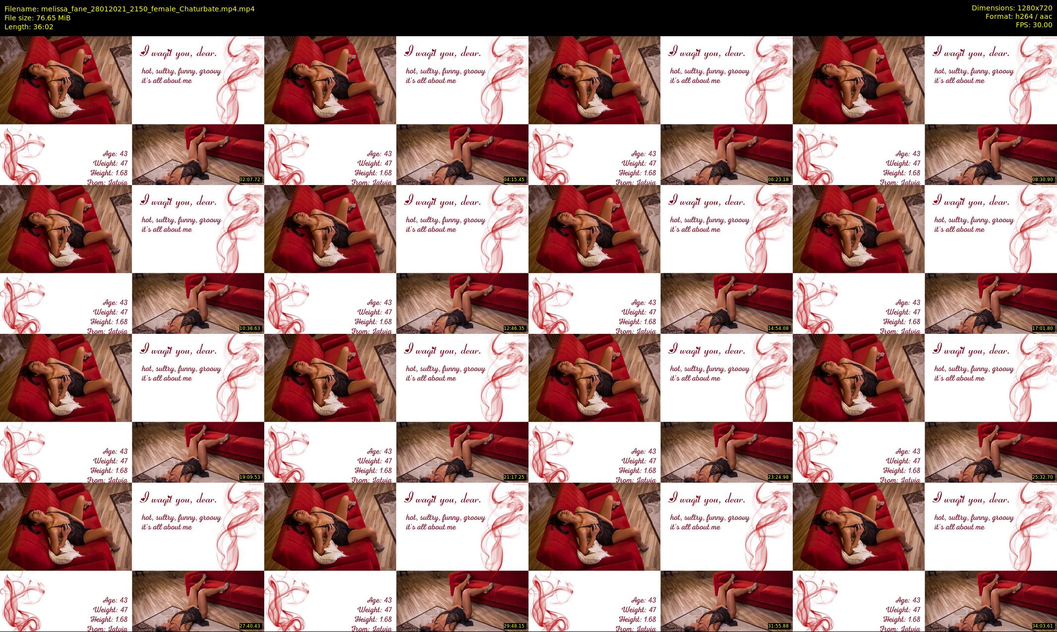 melissa_fane — 37 minute Chaturbate female cam show recording, 720p, Jan 28, 2021