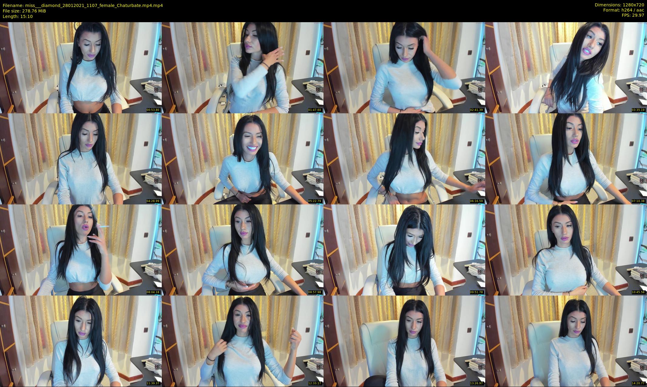 miss___diamond — 16 minute Chaturbate female cam show recording, 720p, Jan 28, 2021