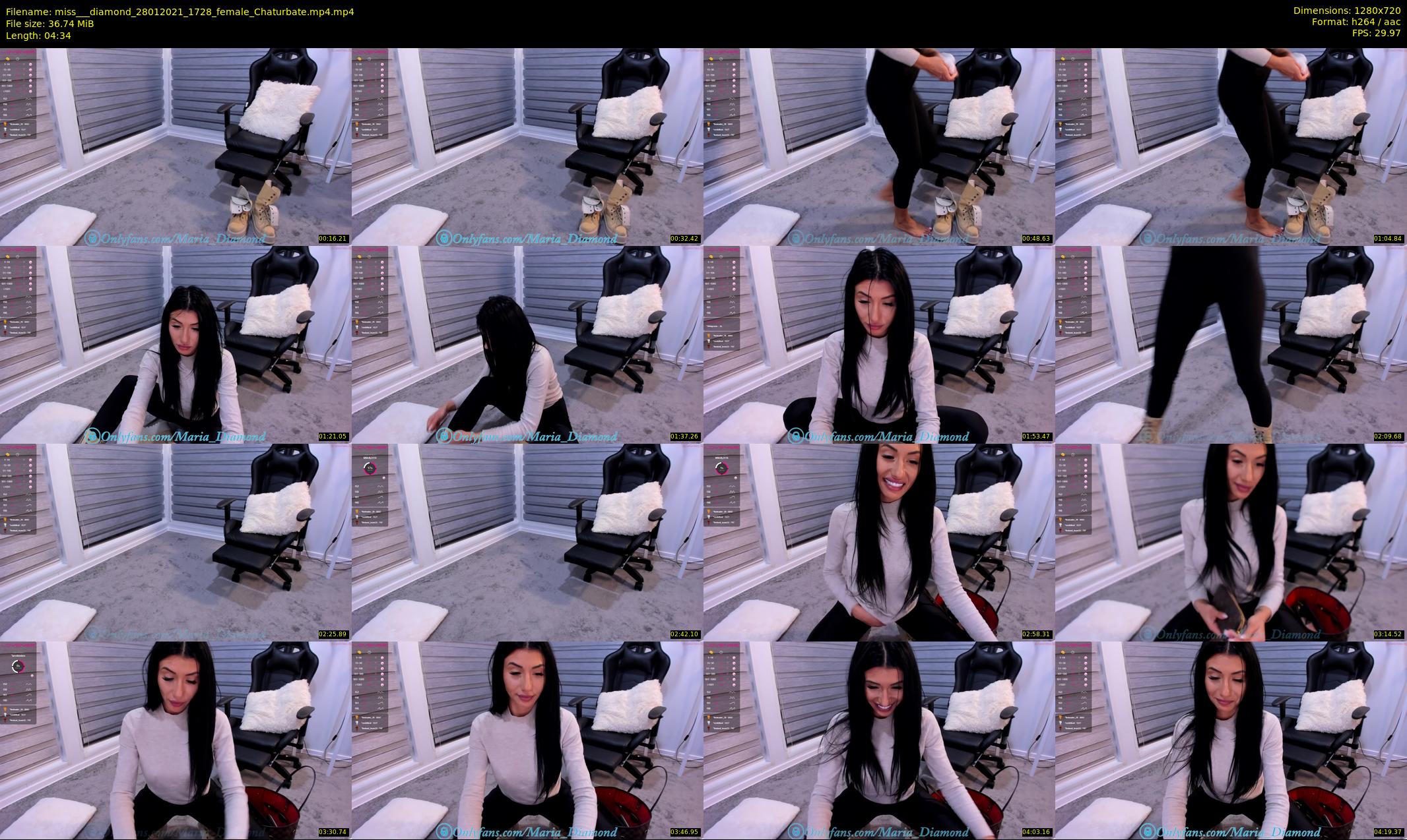 miss___diamond — 5 minute Chaturbate female cam show recording, 720p, Jan 28, 2021