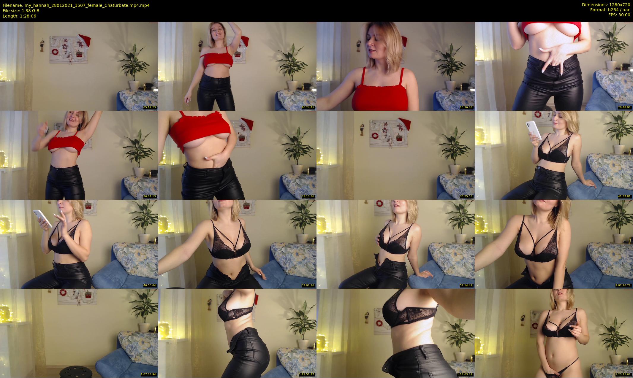 my_hannah — 89 minute Chaturbate female cam show recording, 720p, Jan 28, 2021