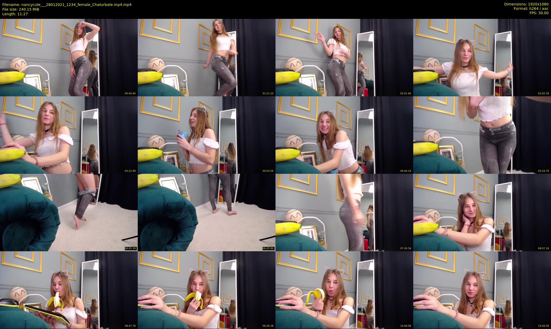 nancycute__ — 12 minute Chaturbate female cam show recording, 1080p, Jan 28, 2021