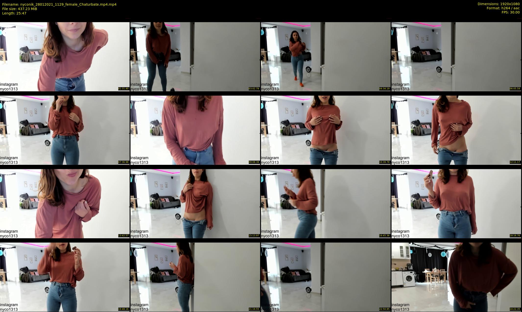 nyconik — 26 minute Chaturbate female cam show recording, 1080p, Jan 28, 2021