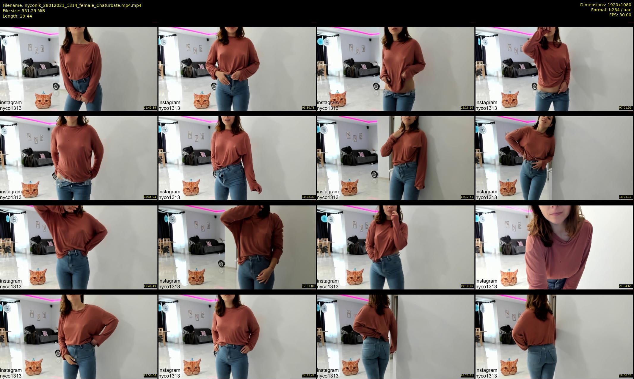 nyconik — 30 minute Chaturbate female cam show recording, 1080p, Jan 28, 2021