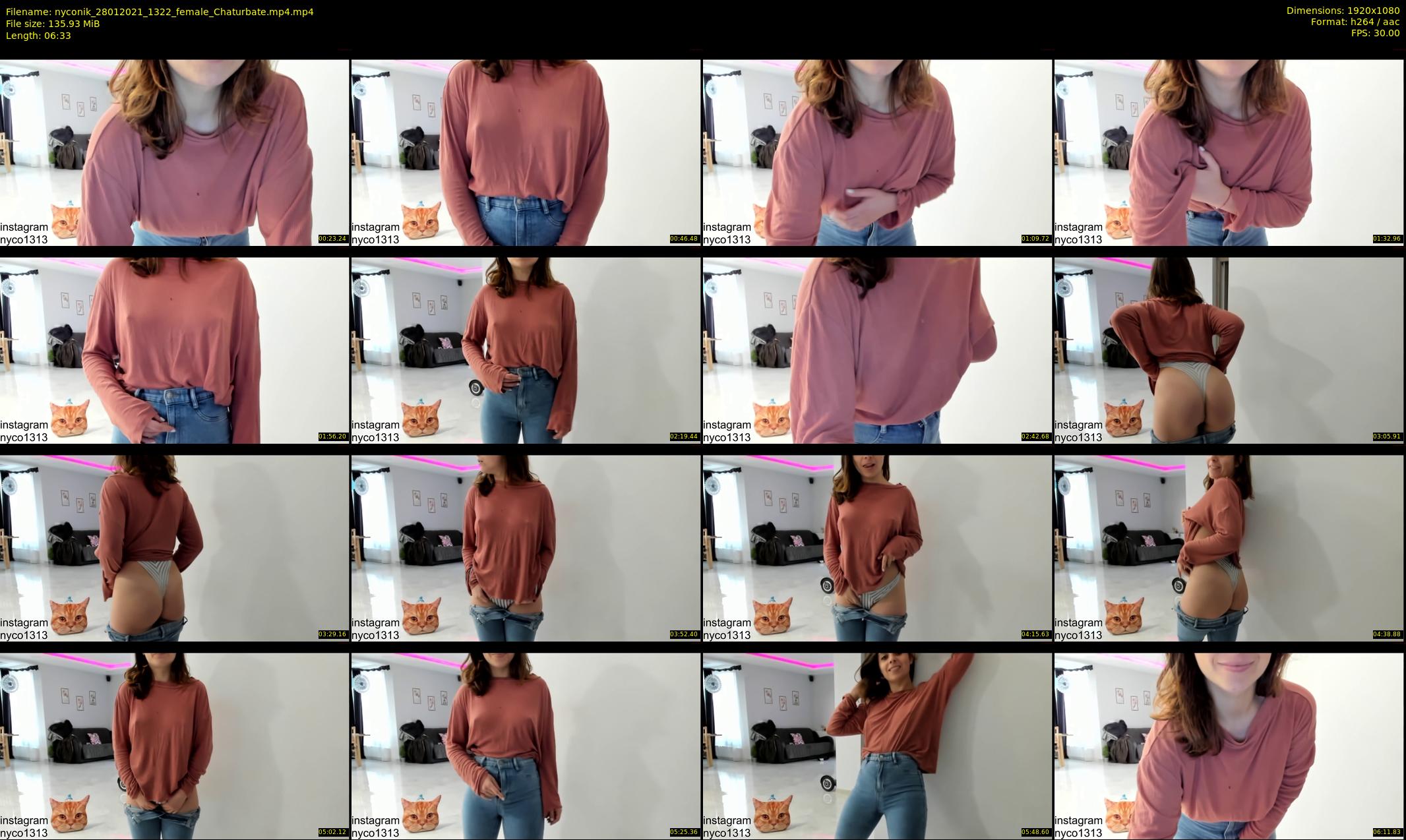 nyconik — 7 minute Chaturbate female cam show recording, 1080p, Jan 28, 2021