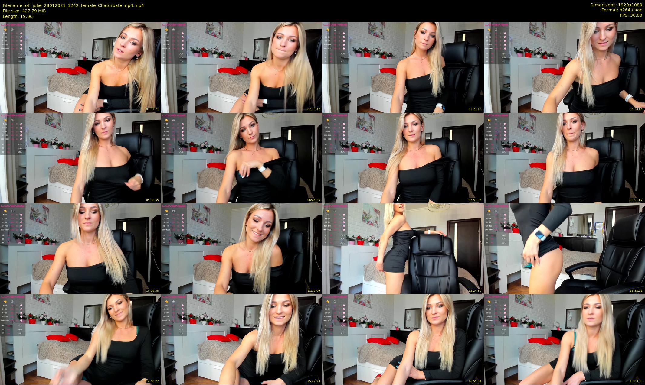 oh_julie — 20 minute Chaturbate female cam show recording, 1080p, Jan 28, 2021